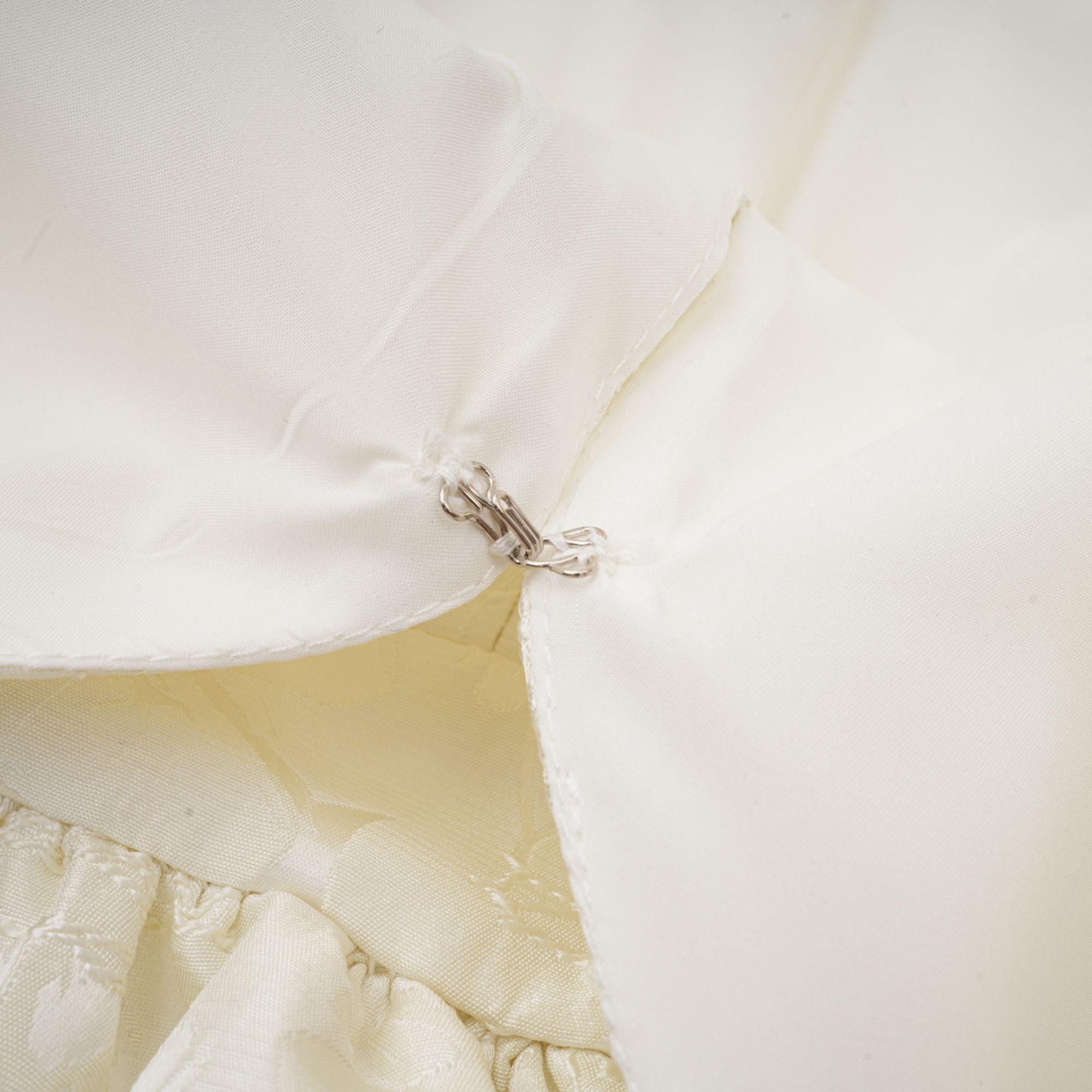 Colette white jacquard tiered mini dress (Final Sale)