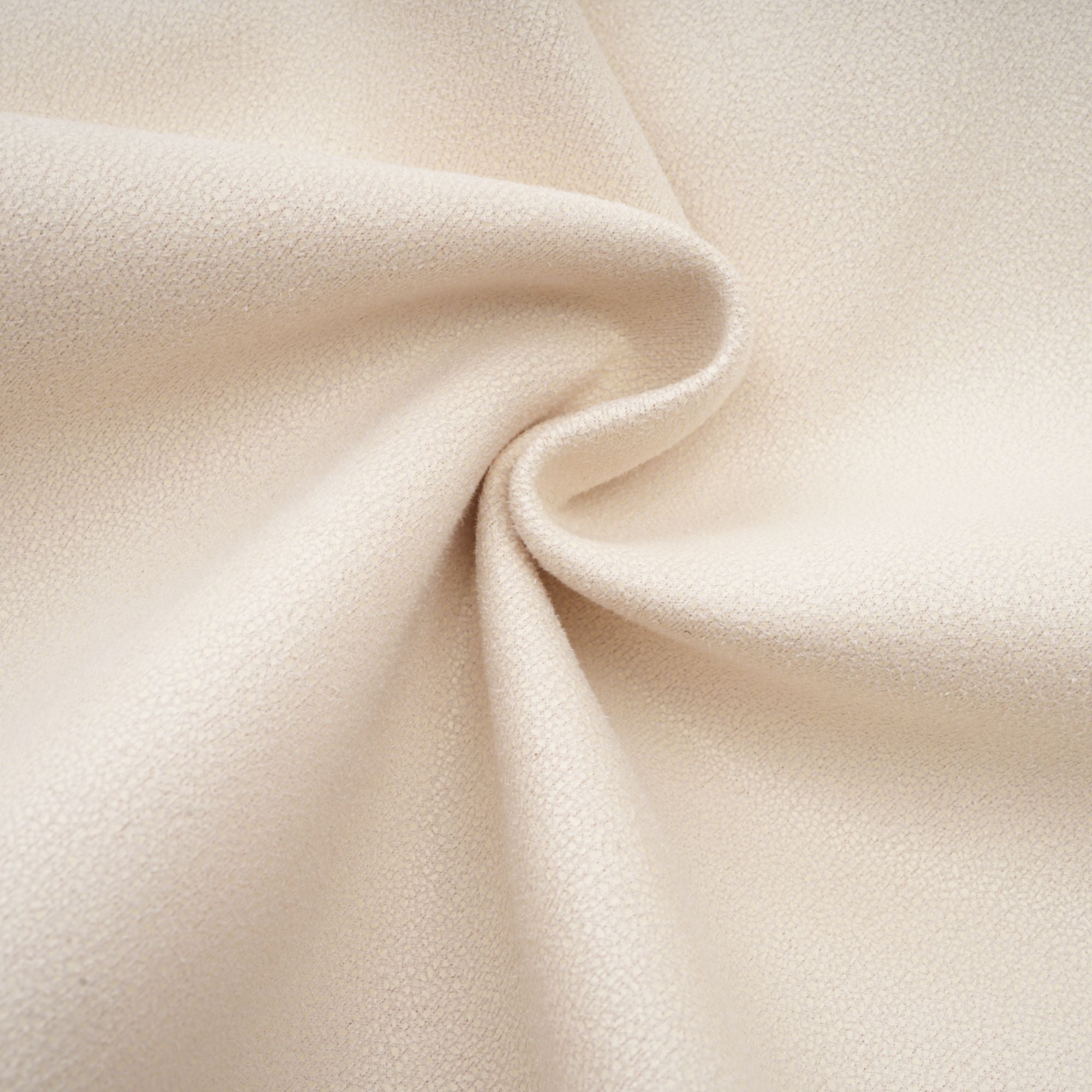 Cécile white suede fur padded short coat (Final Sale-US Only)