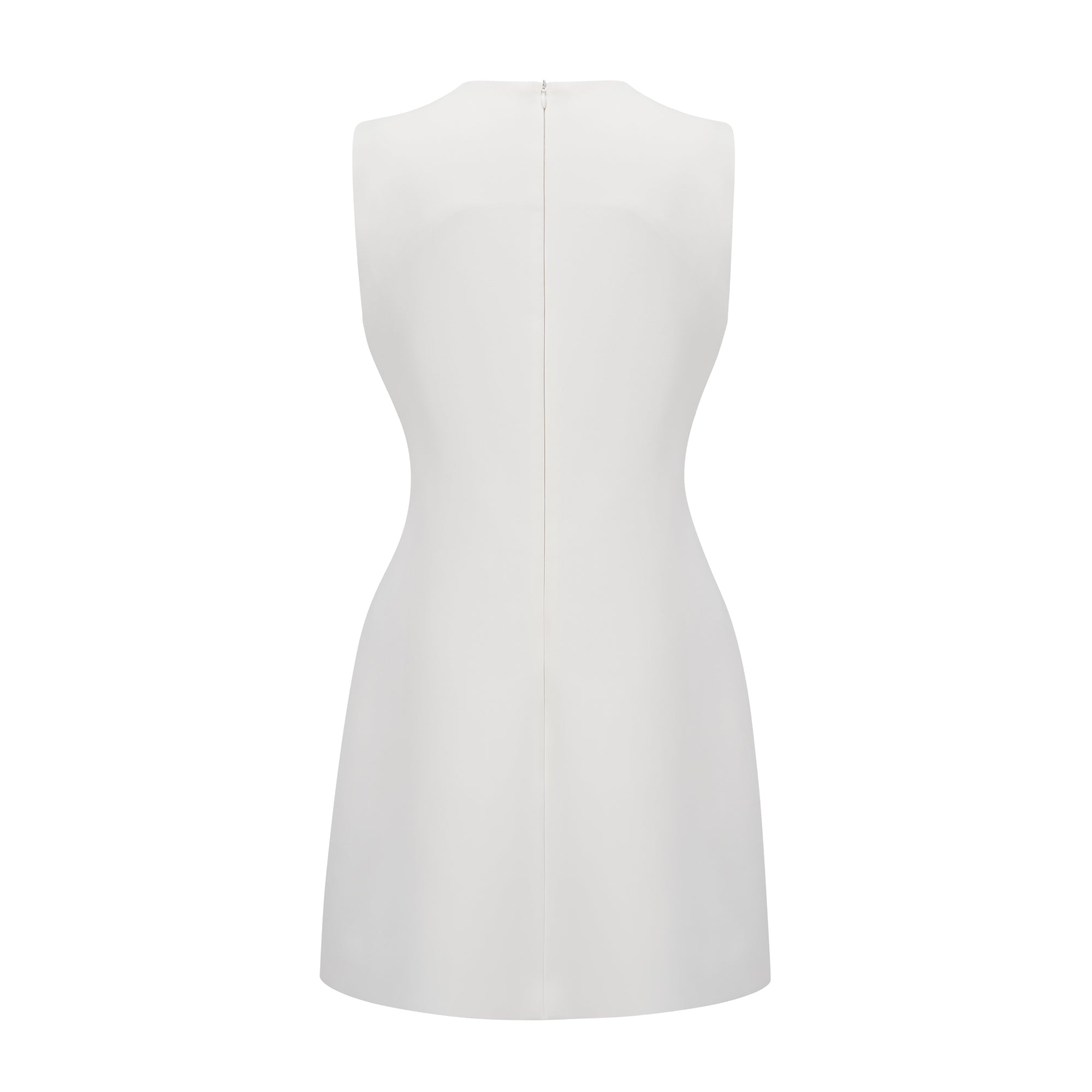Irène White Sequin Floral Embroidered Mini Dress (Final Sale-US Only)