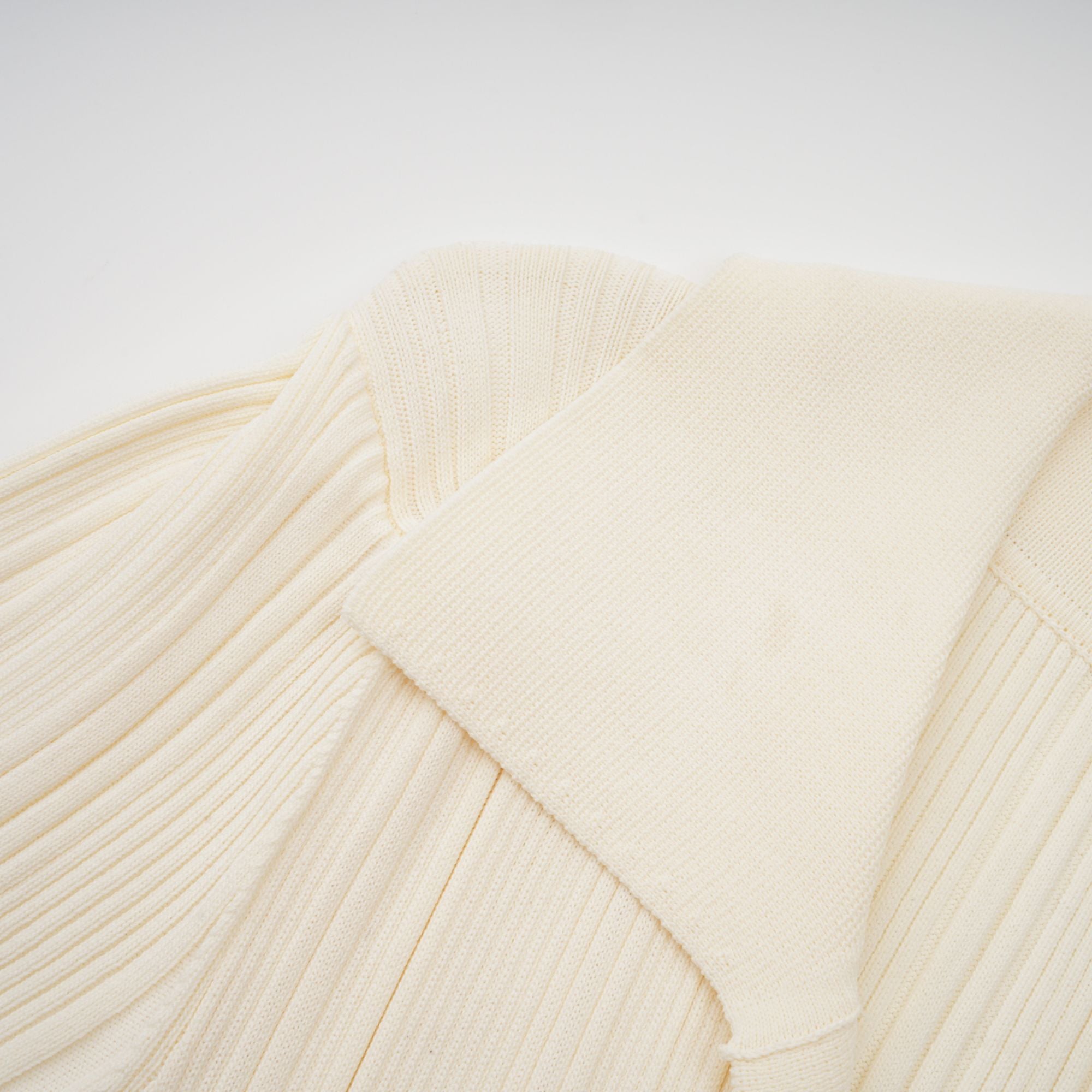 Nouria neutrals ribbed-knit midi dress