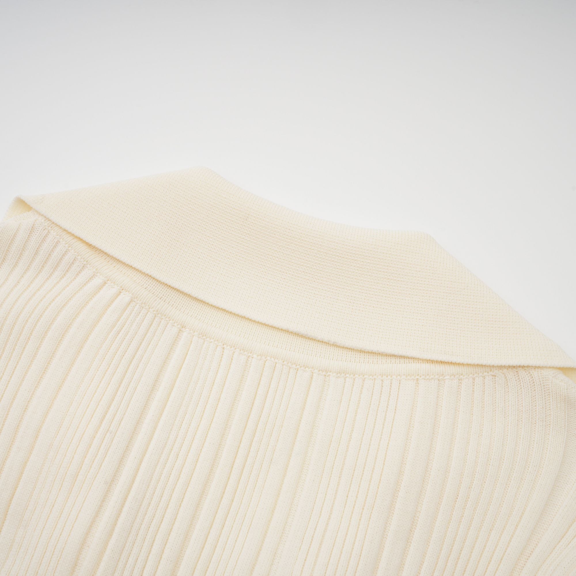 Nouria neutrals ribbed-knit midi dress