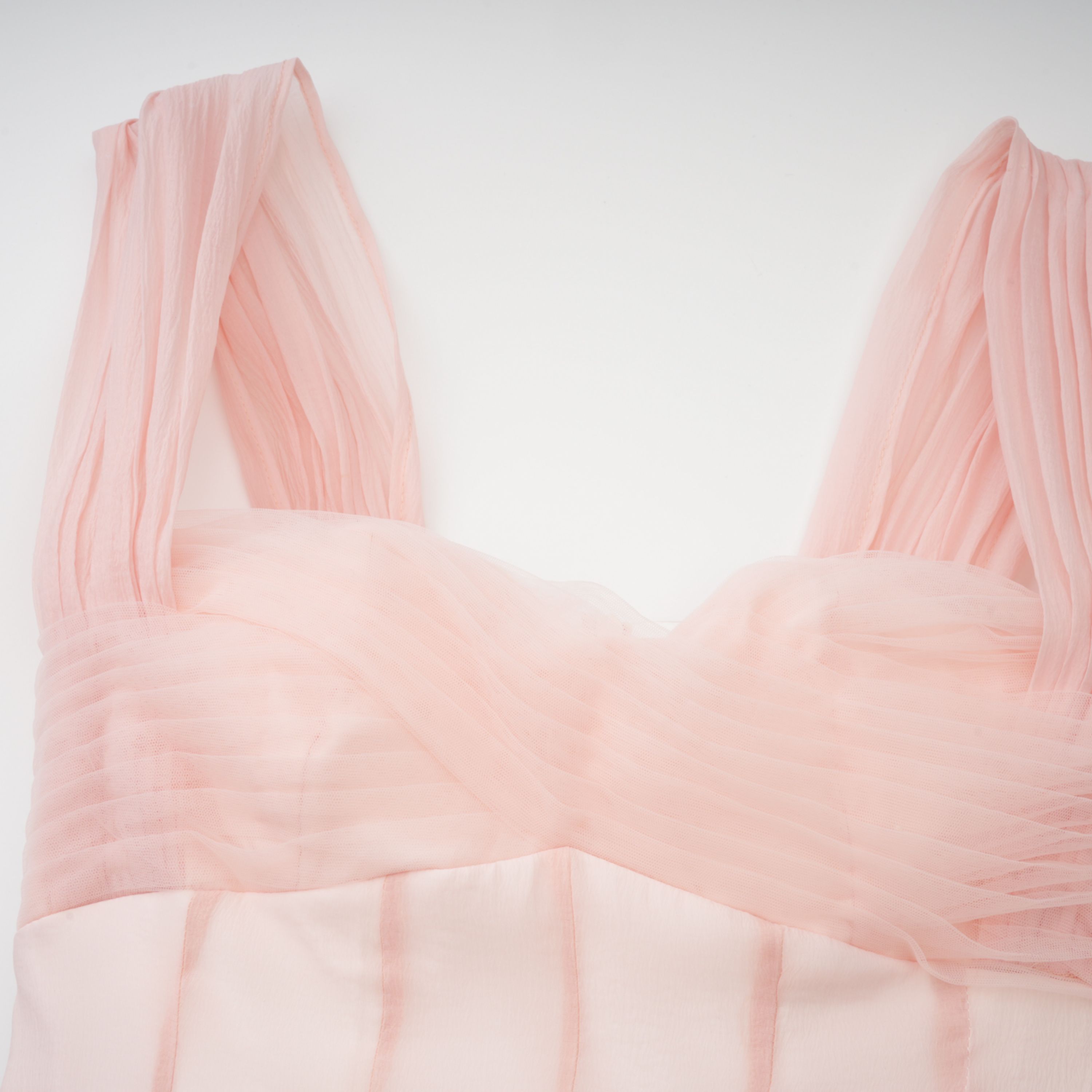 Érasme Pink Flounced Midi Dress (Final Sale-US Only)