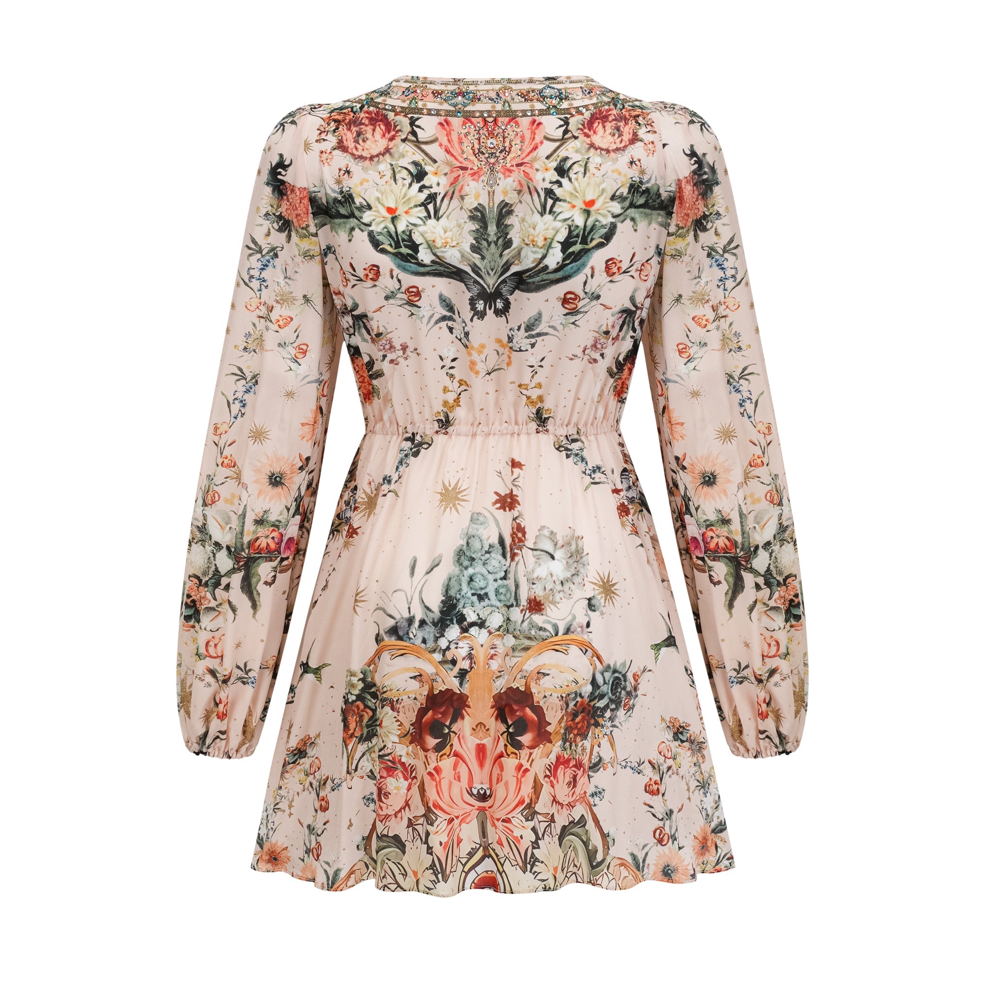 Emilia short wrap tie dress (Final Sale-US Only)