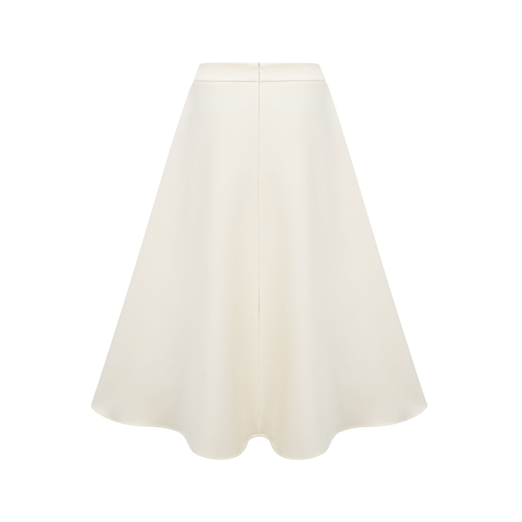 Coralie neutrals 3D-petal top & skirt matching set