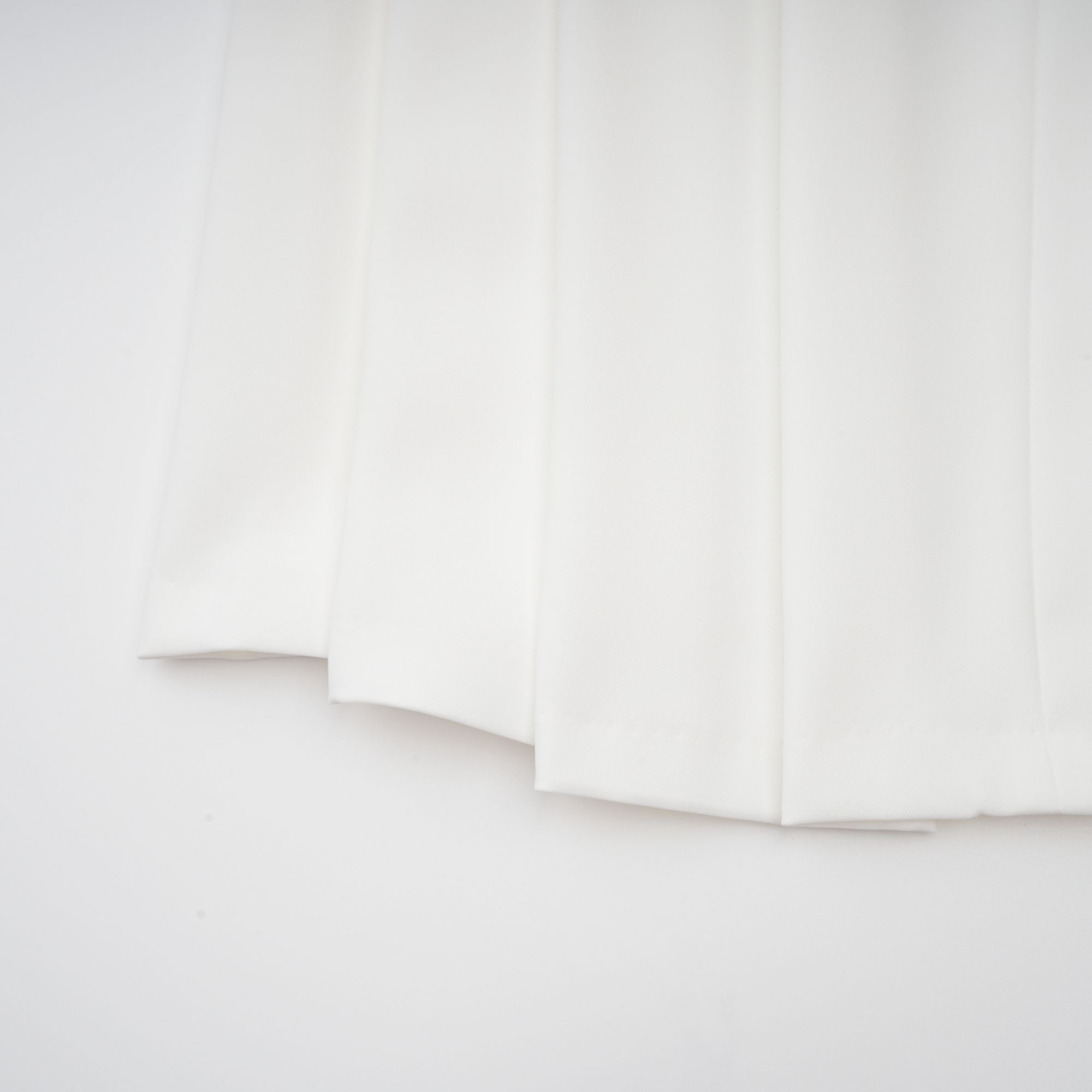Adèle creased top & trousers matching set in White