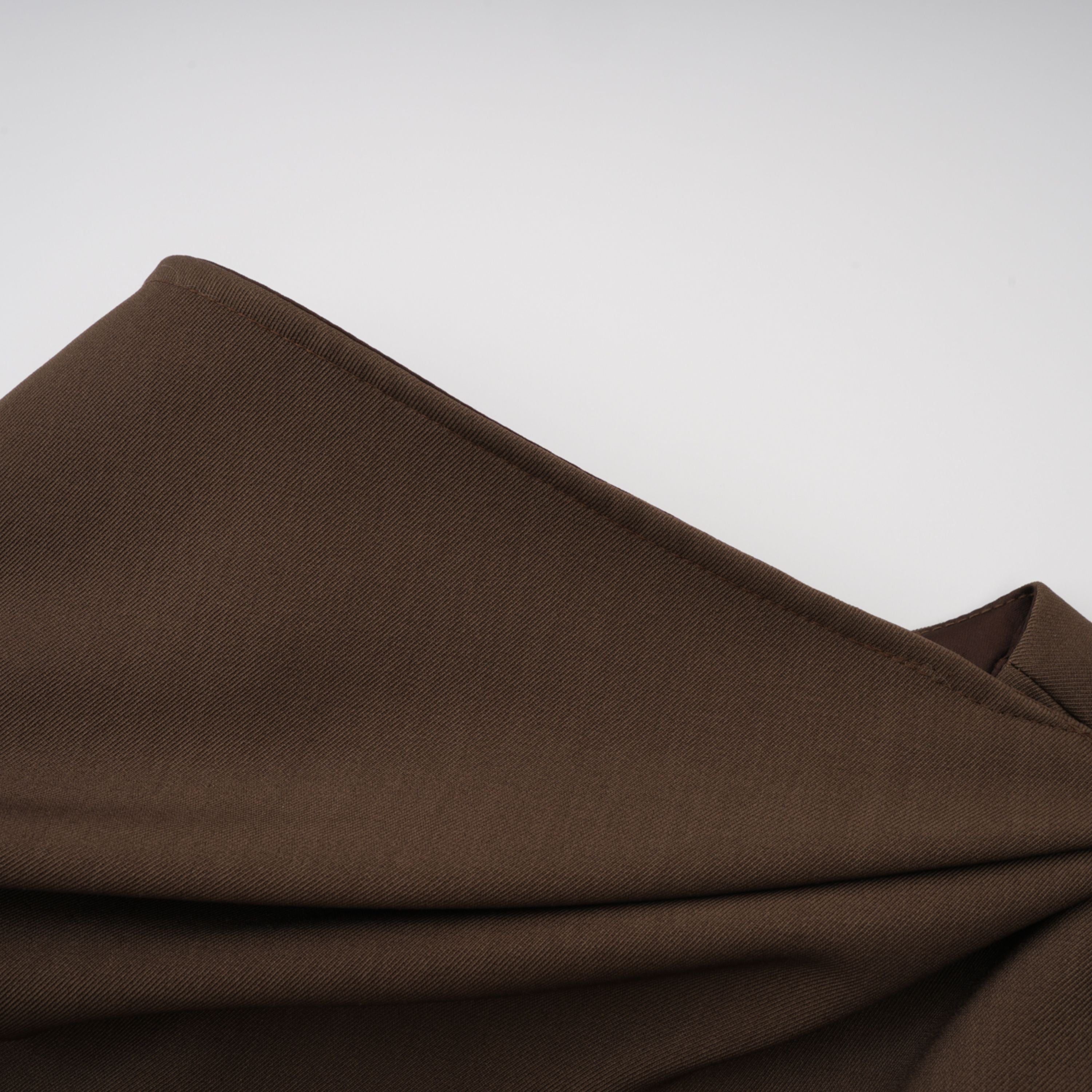 Francesca Brown Asymmetrical Gathered Mini Dress  (Final Sale-US Only)