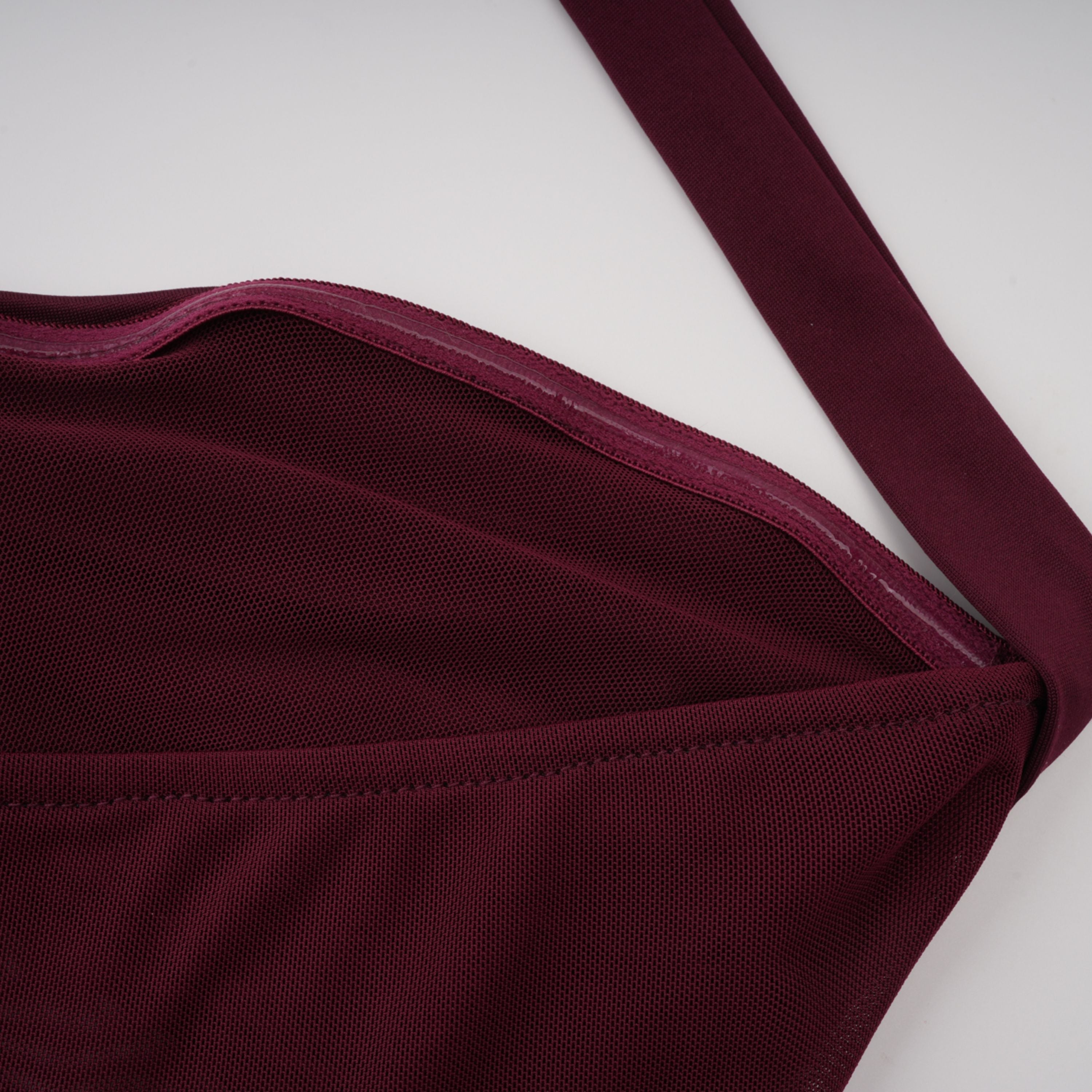 Amandine Burgundy Halterneck Gathered Maxi Dress (Final Sale-US Only)