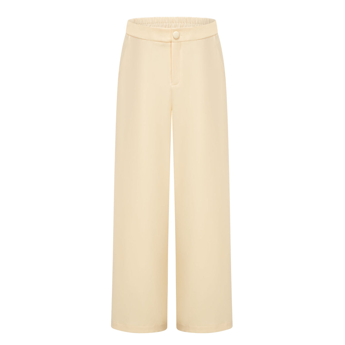 raisa yellow draped cape top & trousers set