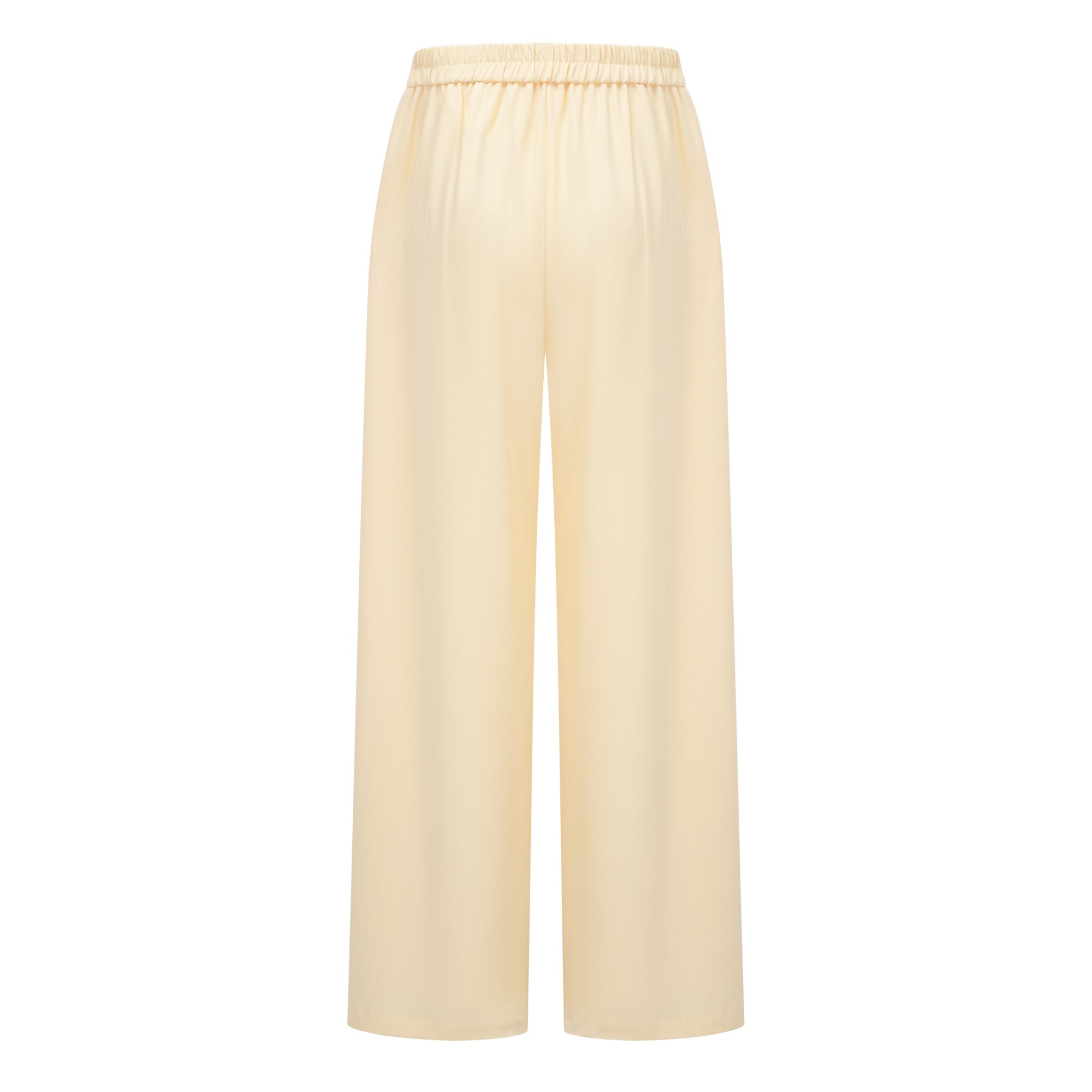 Raisa Yellow Draped Cape Top & Trousers Set