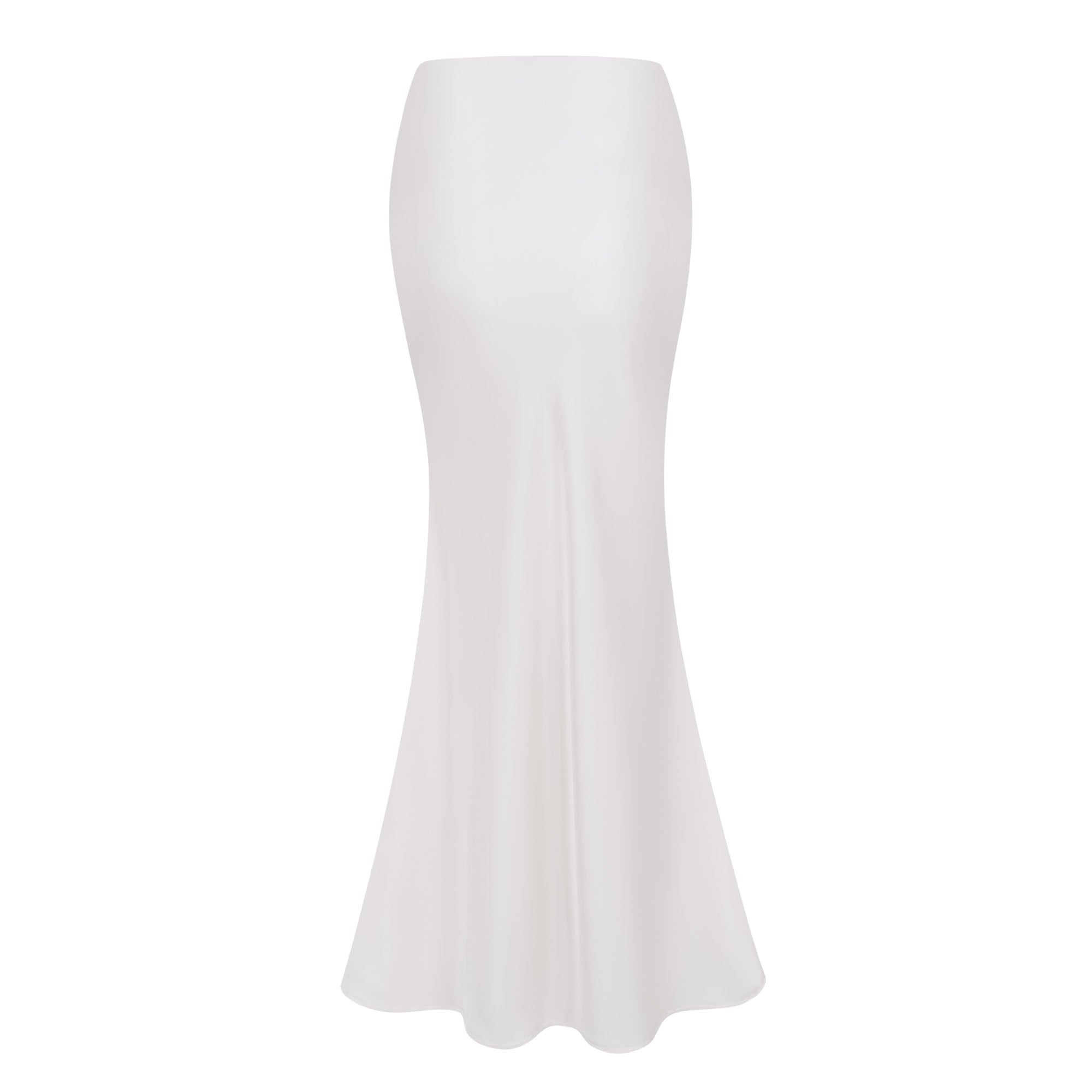Zora White Sequin Corset Top & Satin Skirt Set (Final Sale)