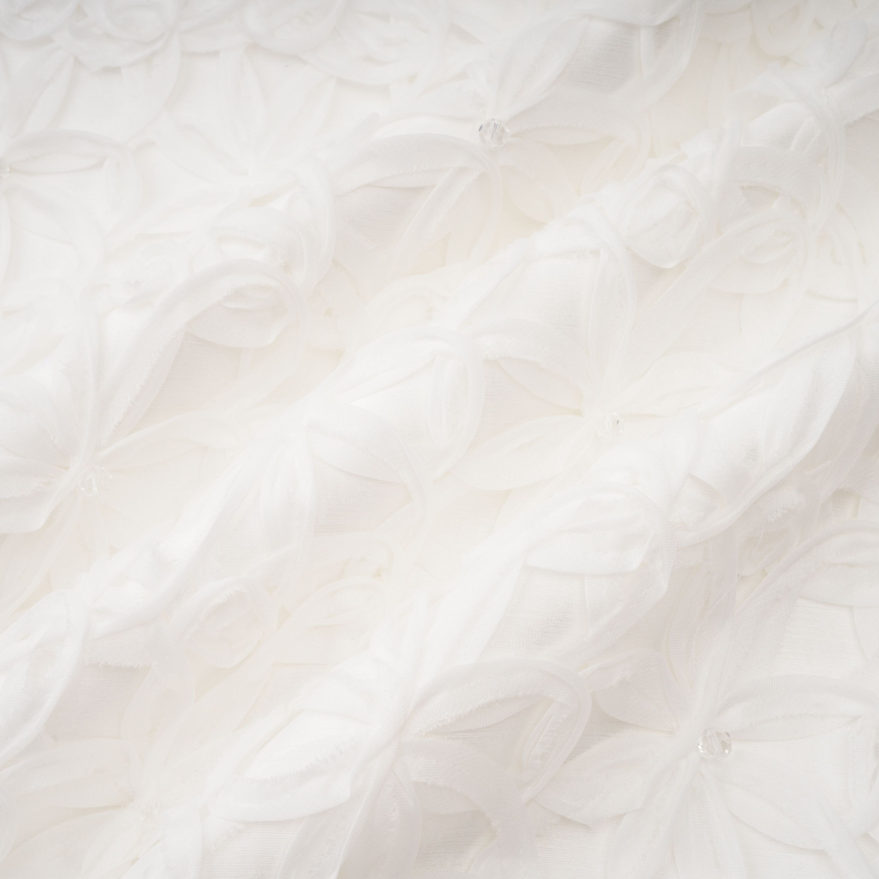 Dulcie White Floral Jacquard Shawl & Dress Set