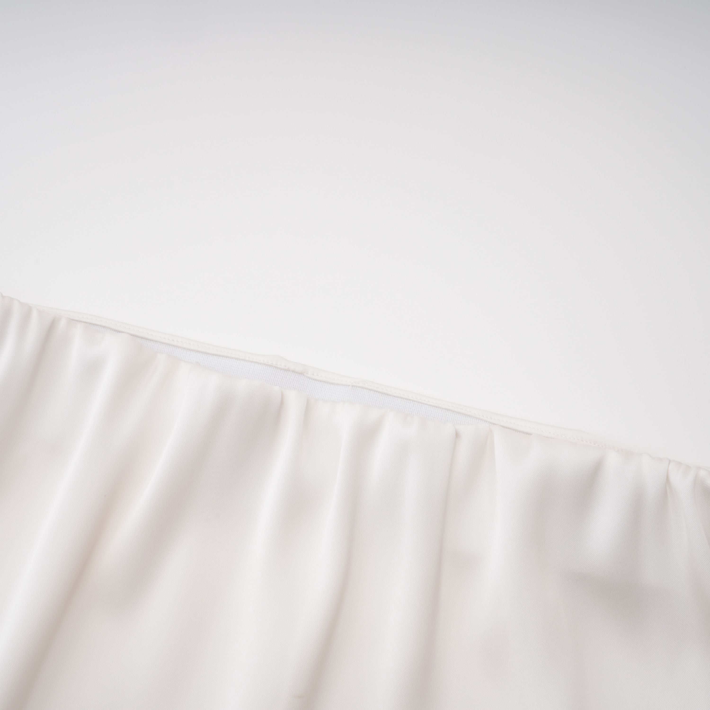 Zora White Sequin Corset Top & Satin Skirt Set (Final Sale)