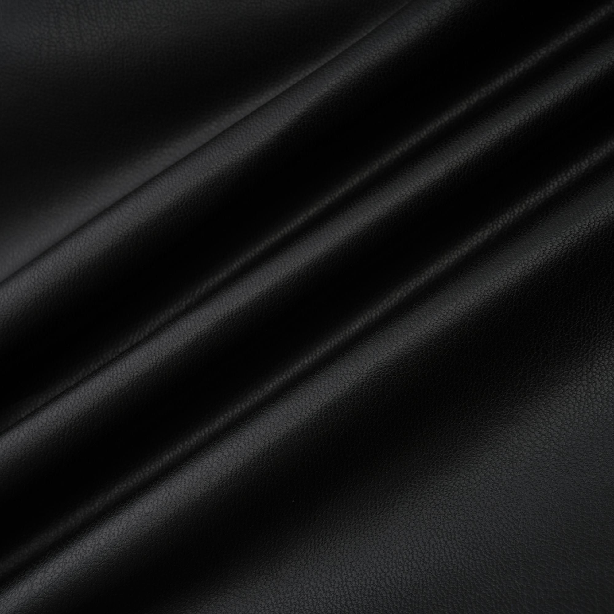 Agnes Black Ruched Leather Bodycon Mini Dress (Final Sale)