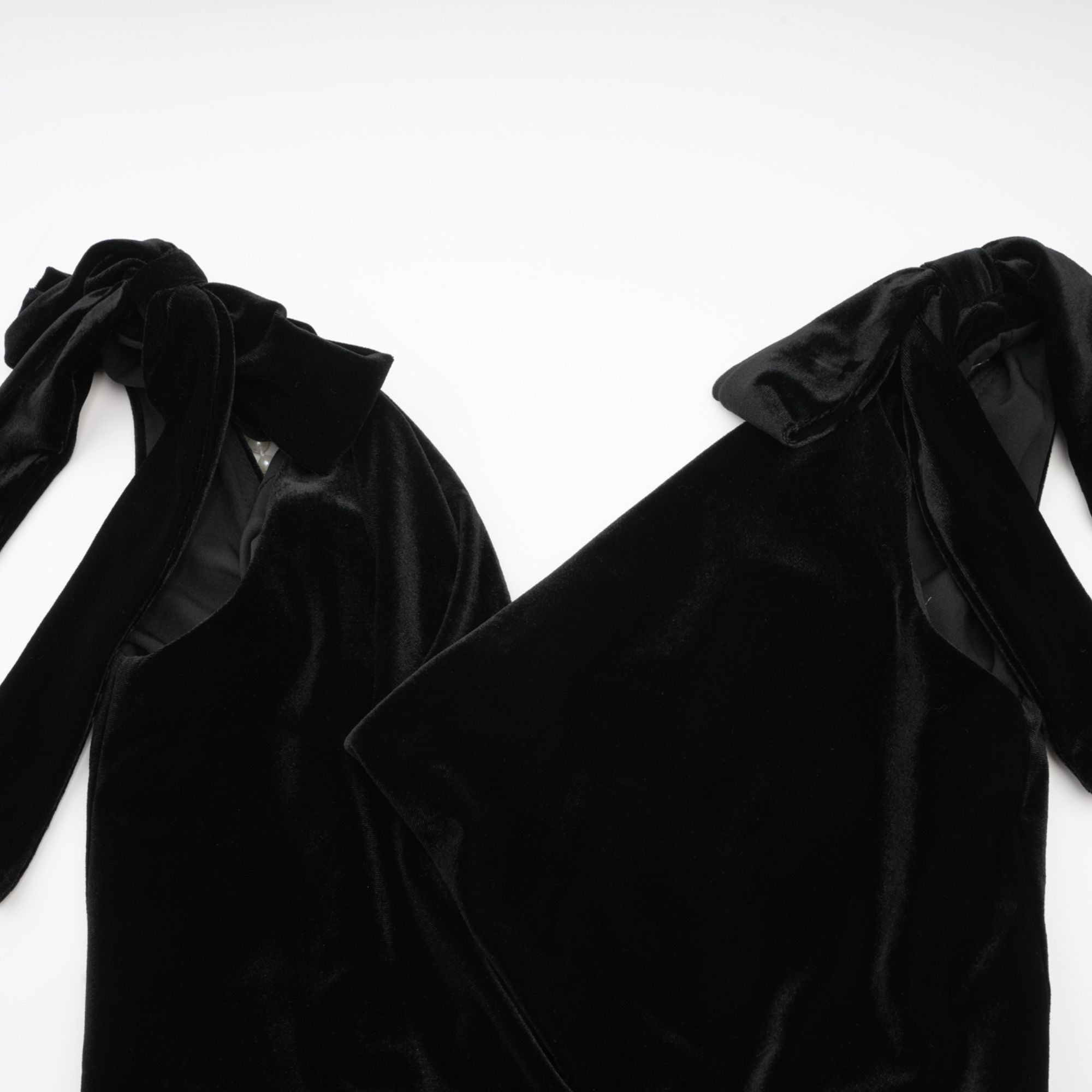 Audrey embellished velvet open-back maxi dress (Final Sale)
