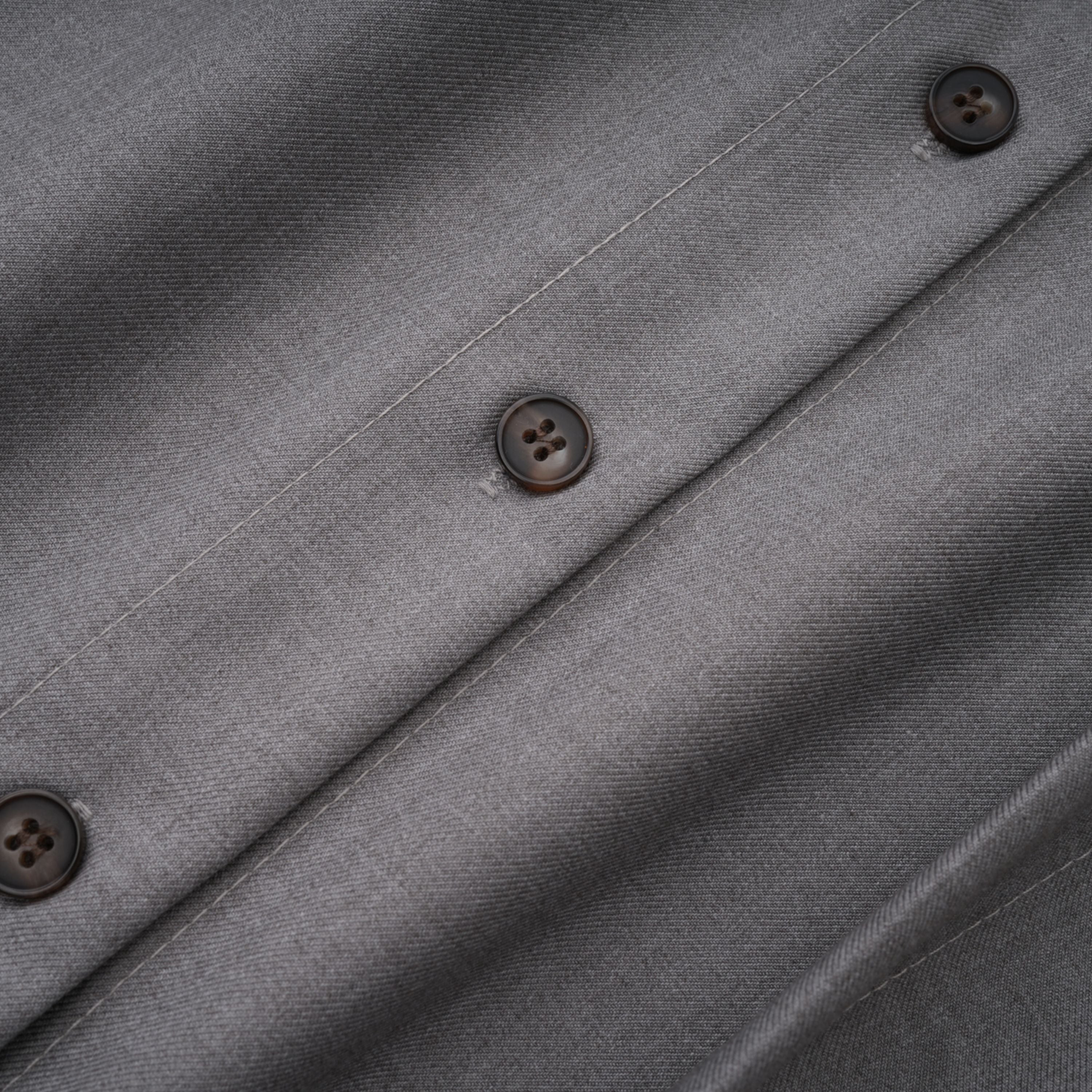 Cynthia Grey Asymmetrical Draped Shirt & Trousers Set (Final Sale-US Only)