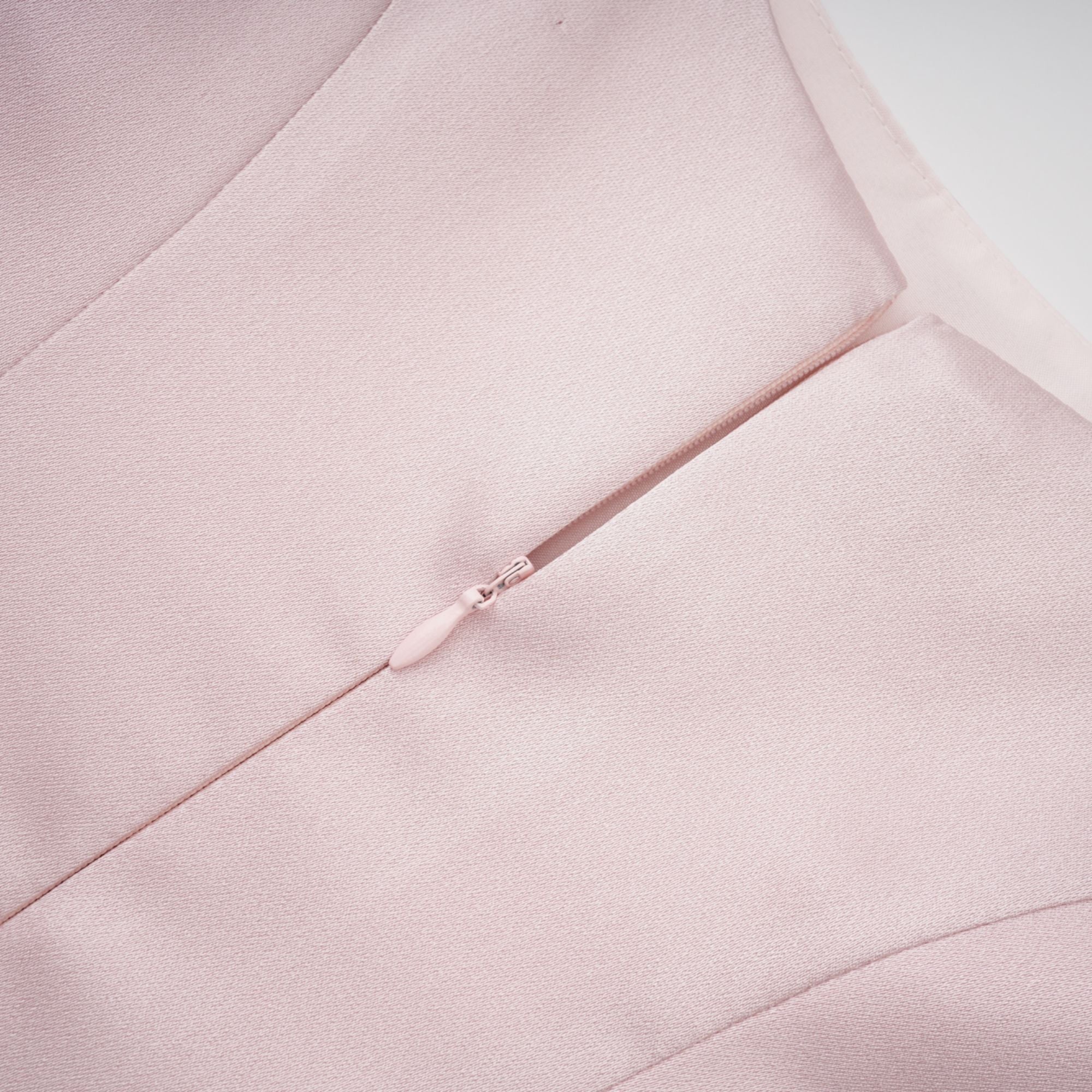 Fiona Pink Satin Square Neck Maxi Dress (Final Sale-US Only)