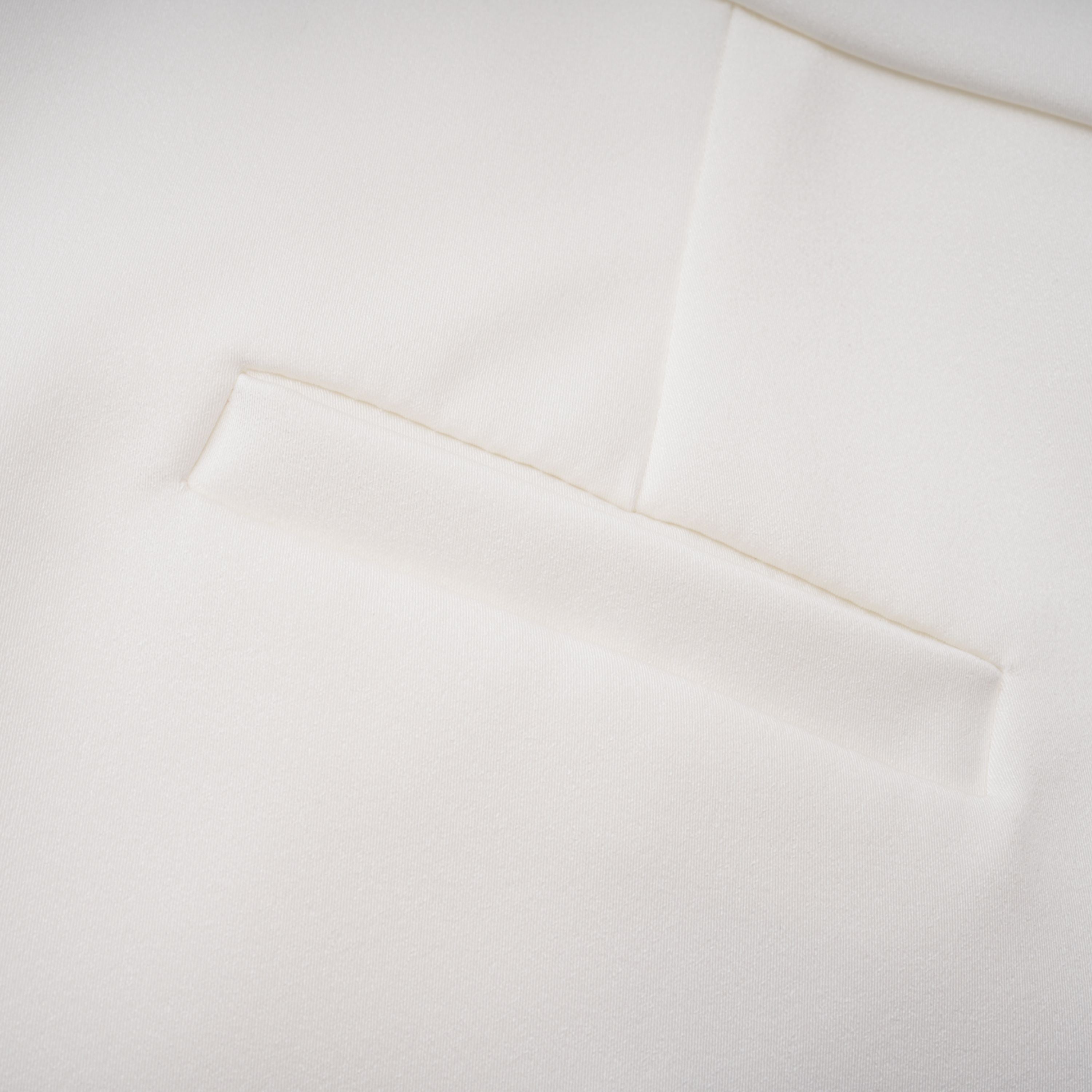 Vesper White High NeckLace Blouse & Skirt Co-ord Set