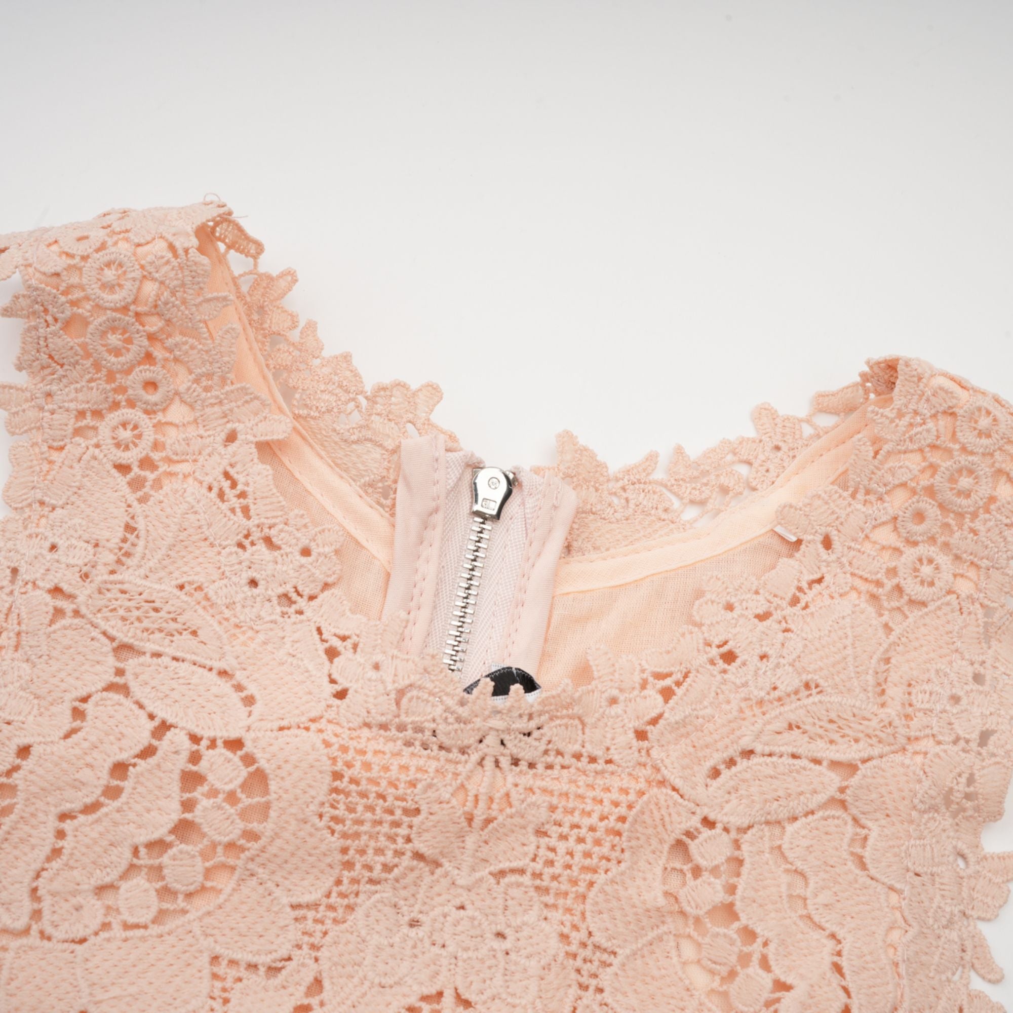 Dionne lace patch mini dress