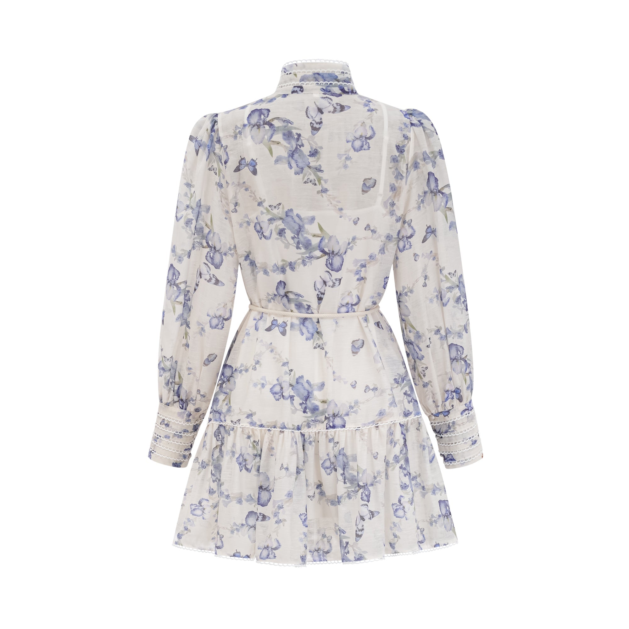 Blandine floral-print flared chiffon mini dress (US Only)