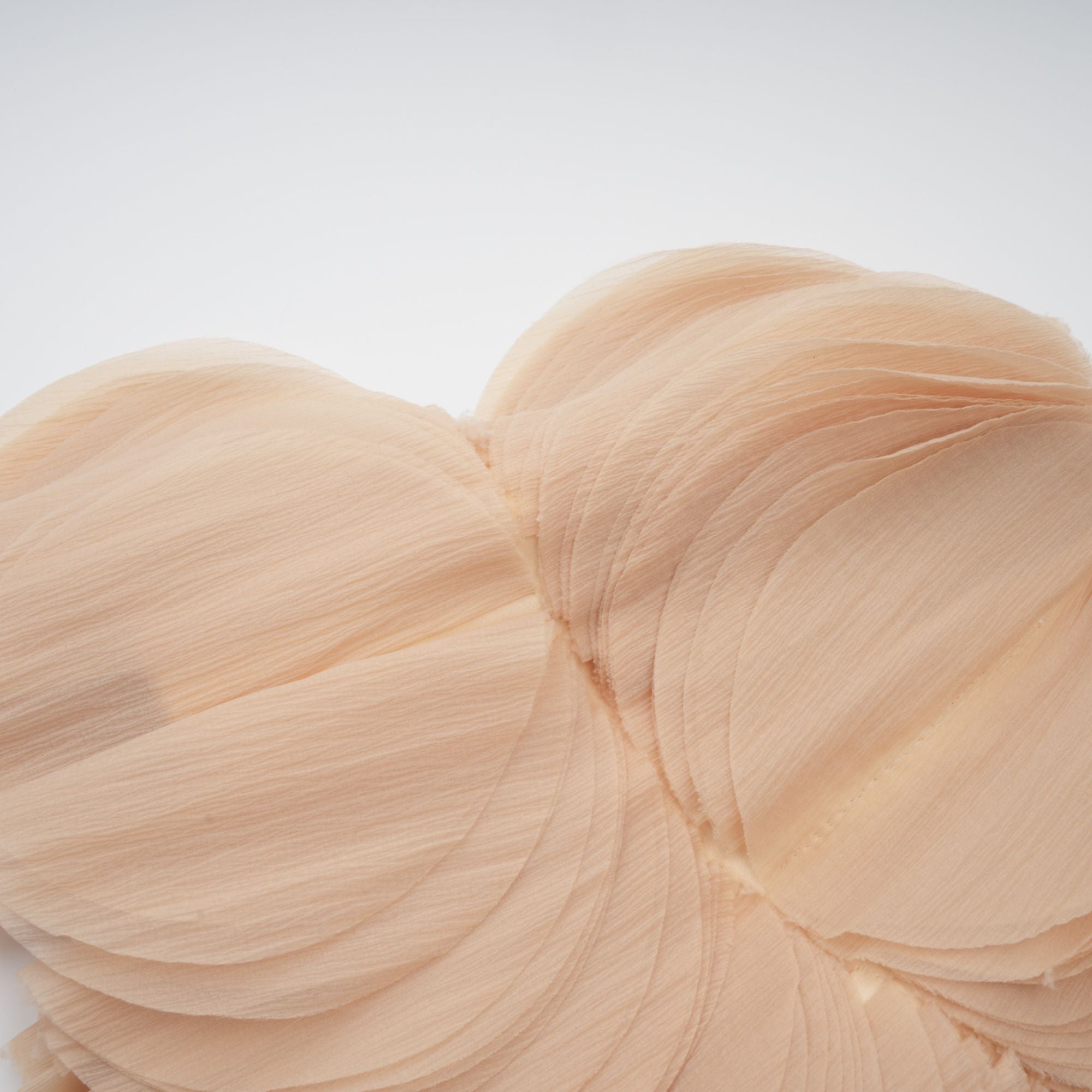 Elise neutrals off-shoulder shirred cropped top (Final Sale-US Only)