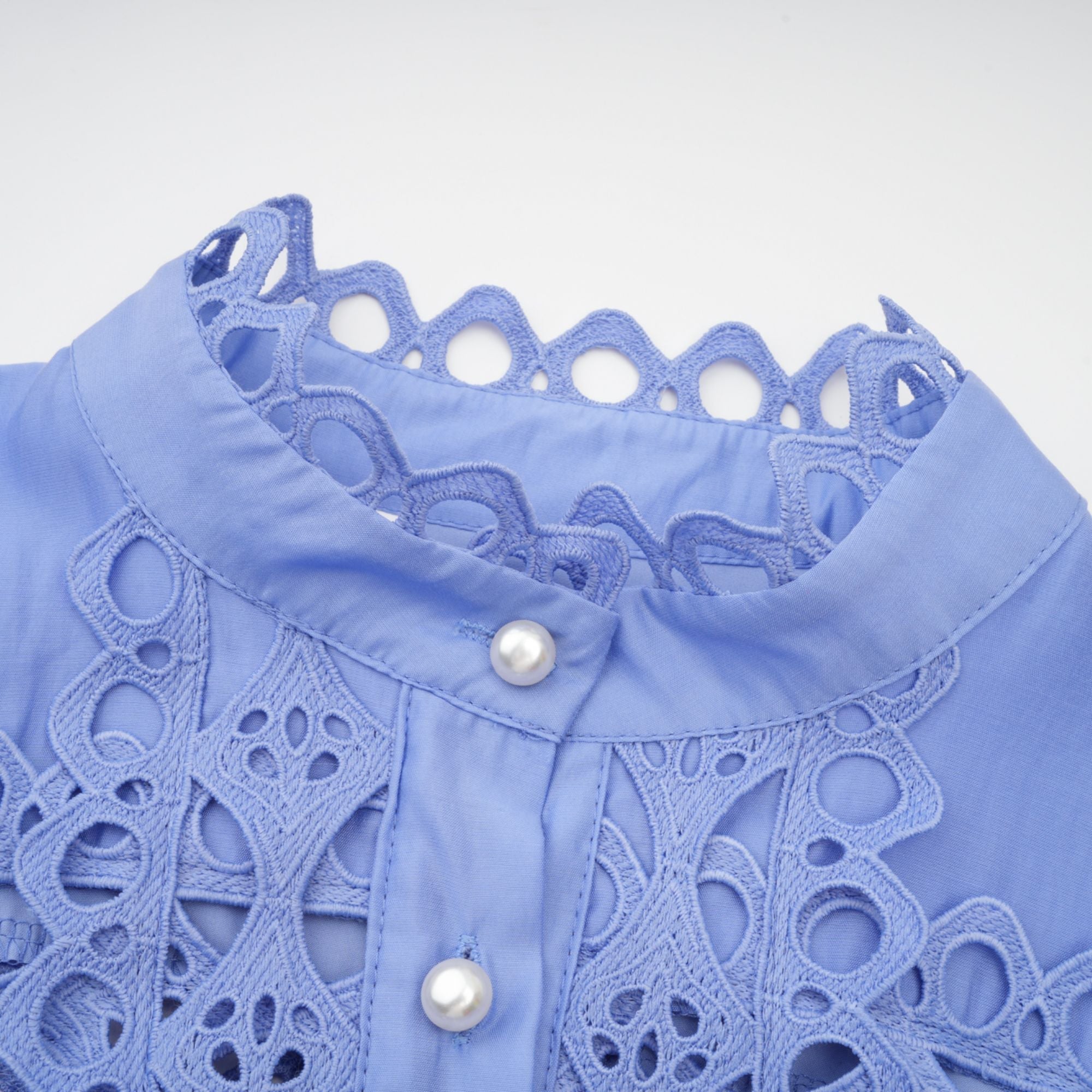 Nova blue cut-out belted mini dress (Final Sale-US Only)