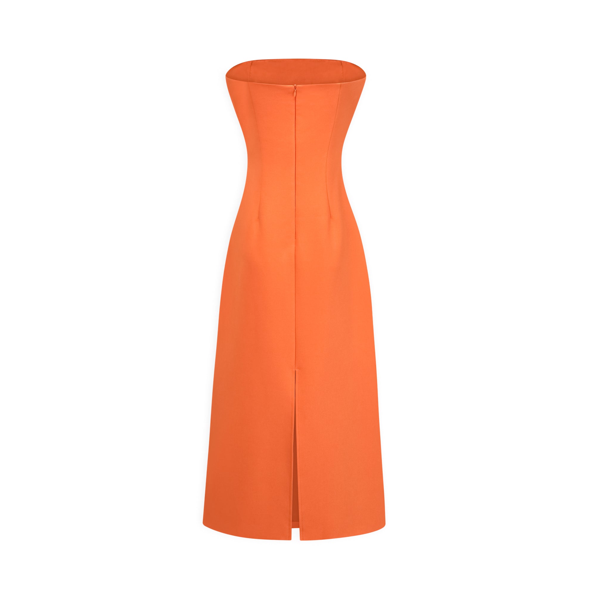 Irène Sequin Embroidered Off-Shoulder Midi Dress in Orange (Final Sale-US Only)