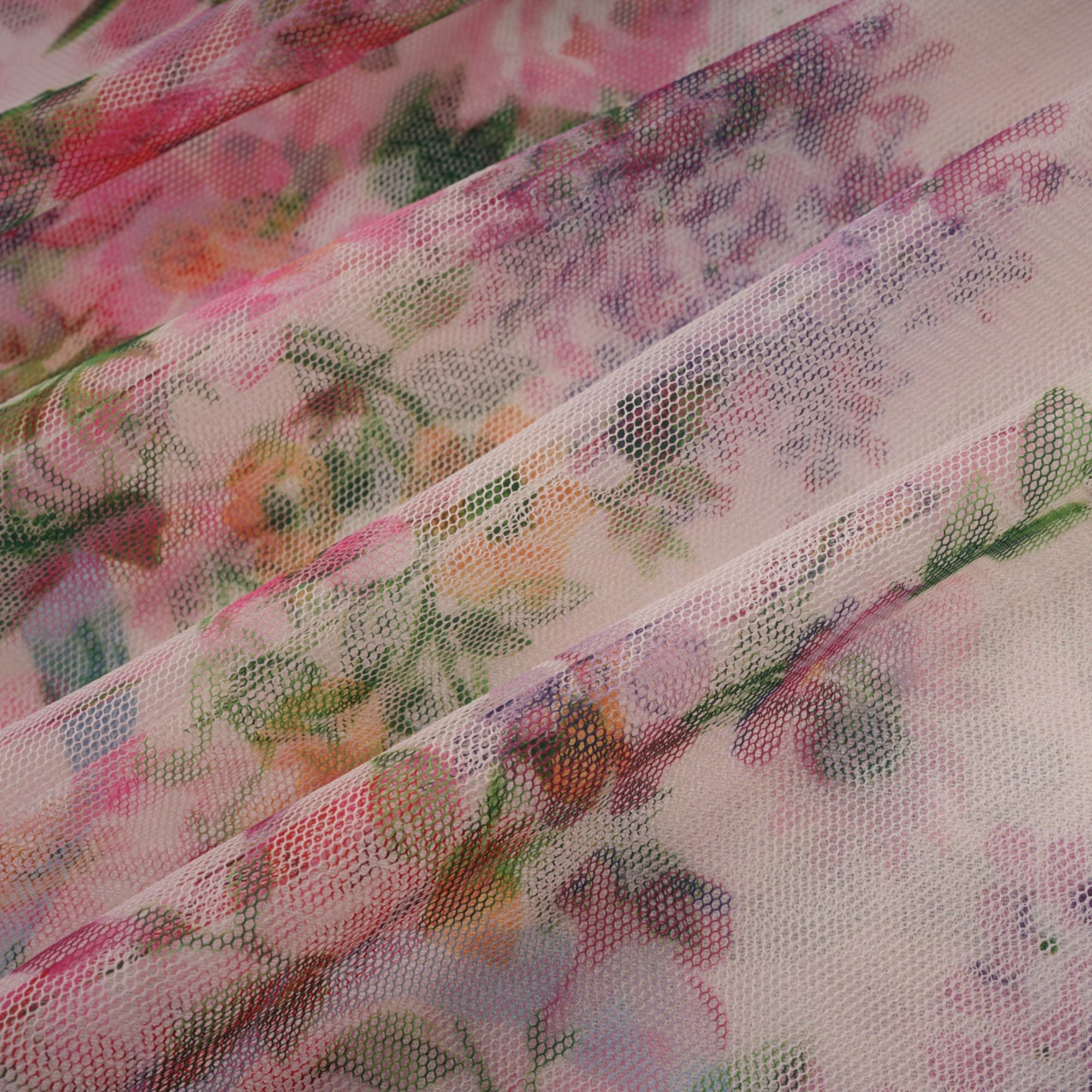 Candice floral ruffled tulle midi dress (US Only)