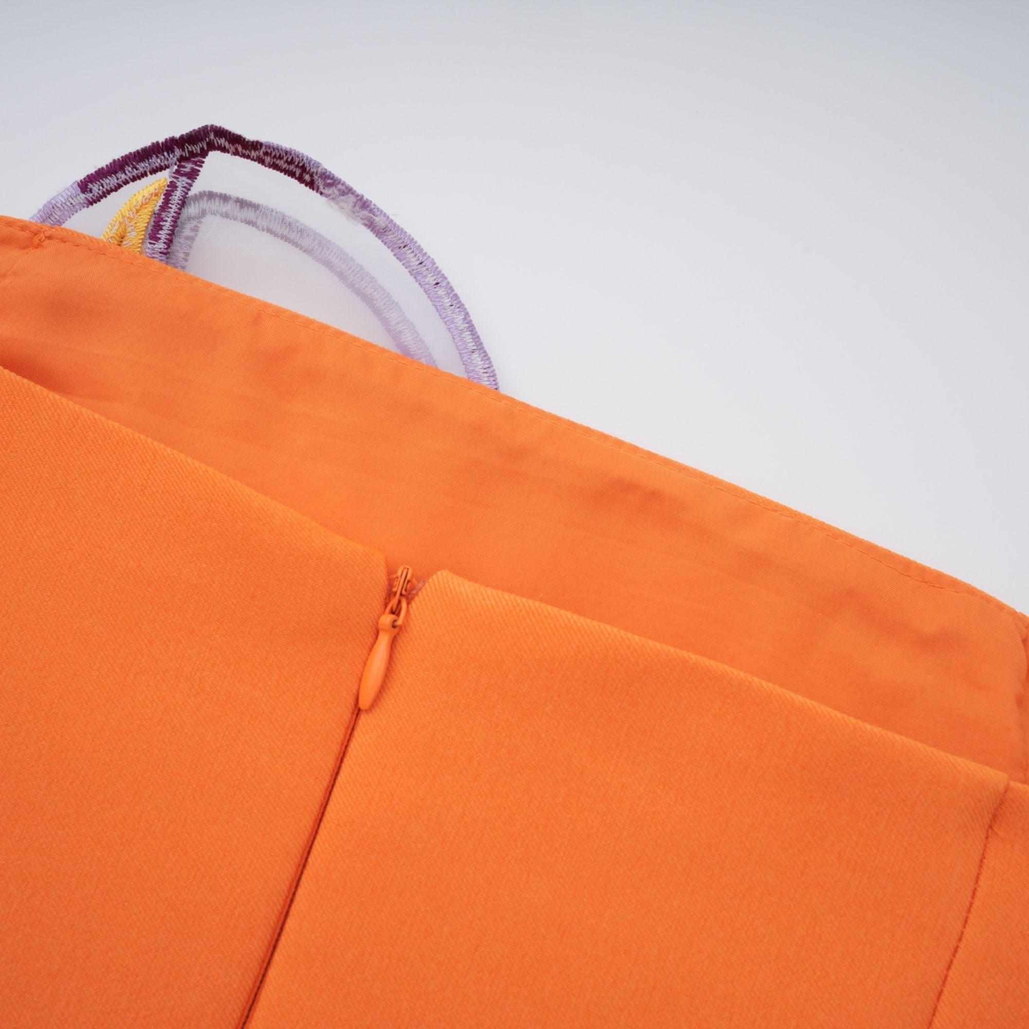 Irène Sequin Embroidered Off-Shoulder Midi Dress in Orange (Final Sale-US Only)