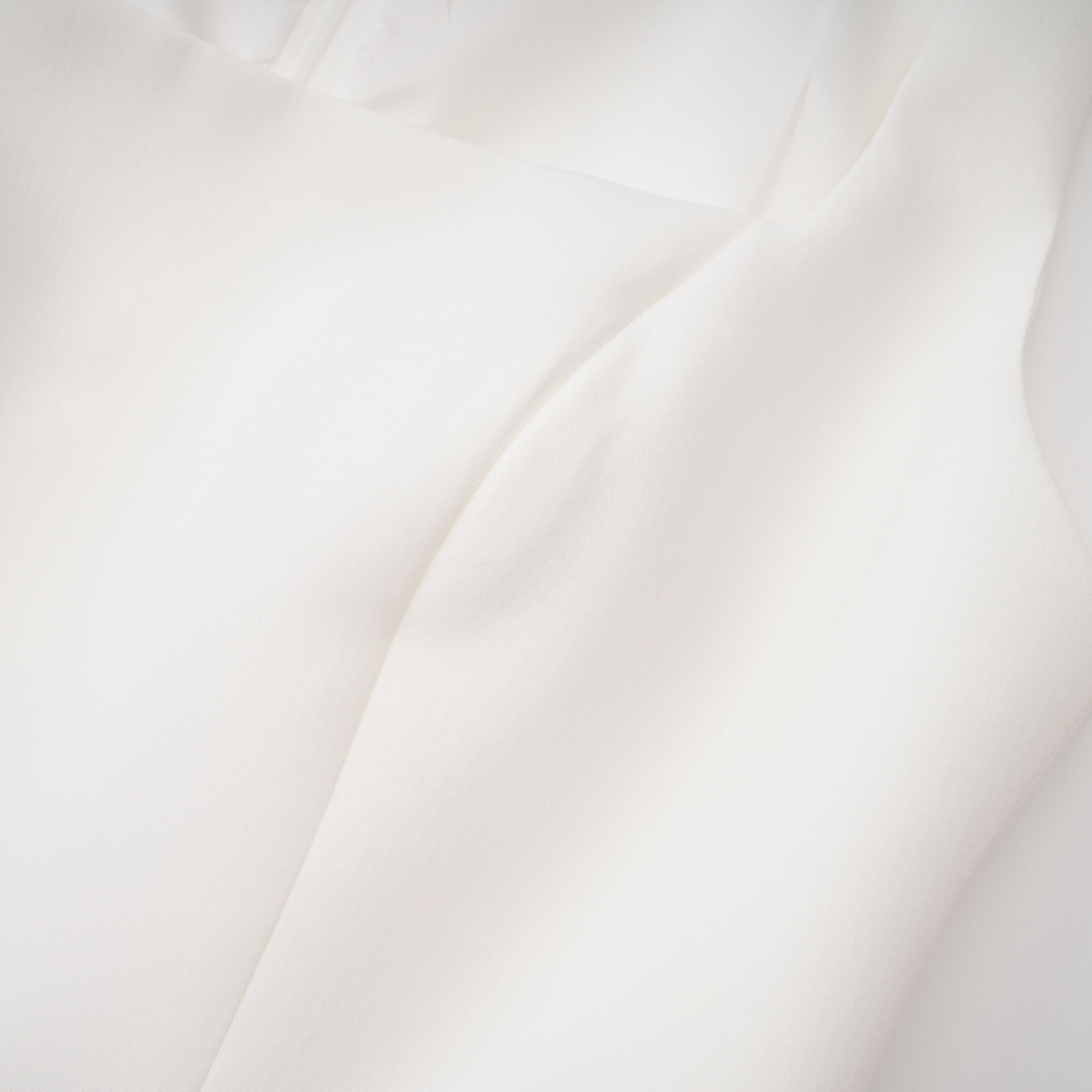 Kristveig White Cape Design Structured Mini Dress