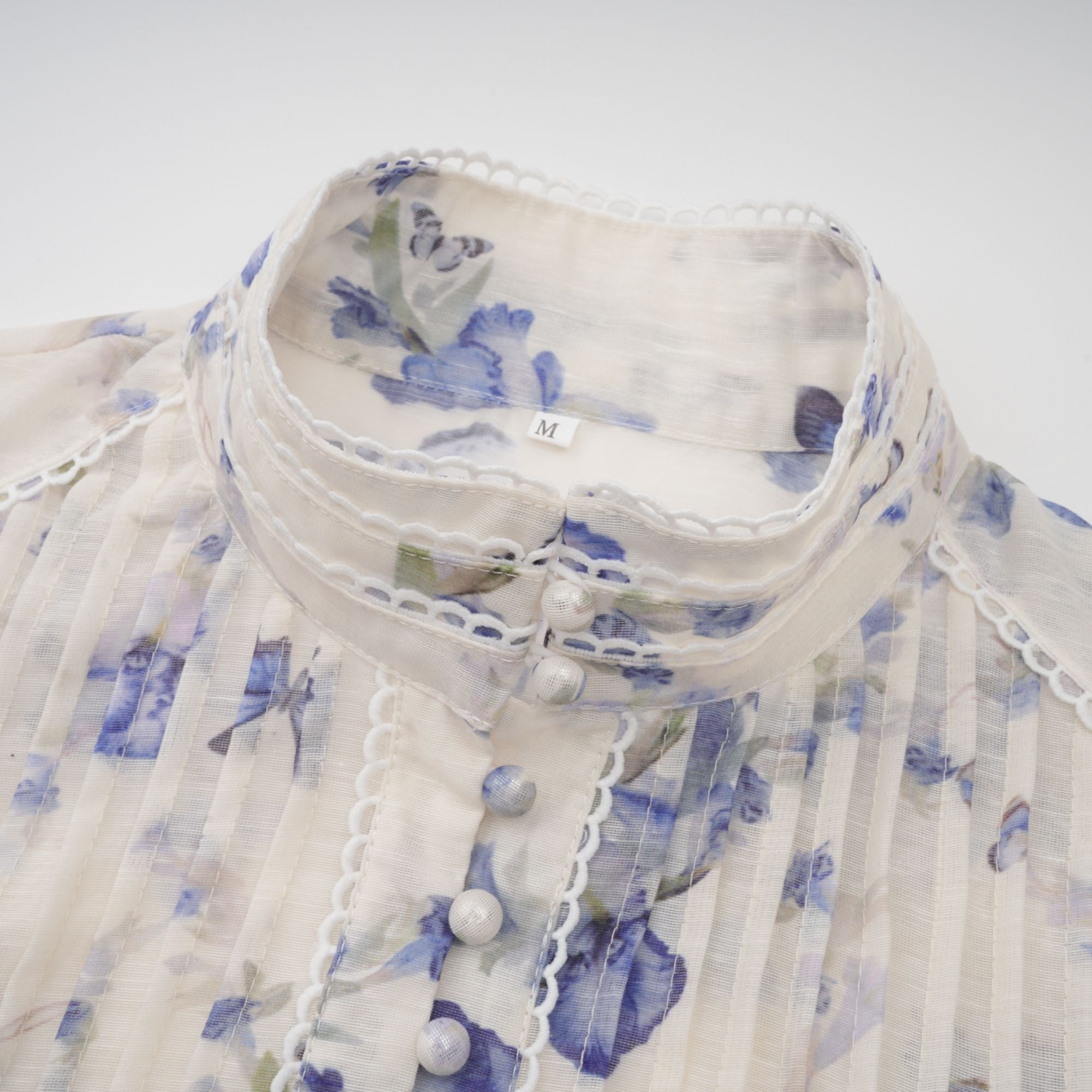 Blandine floral-print flared chiffon mini dress (Final Sale)