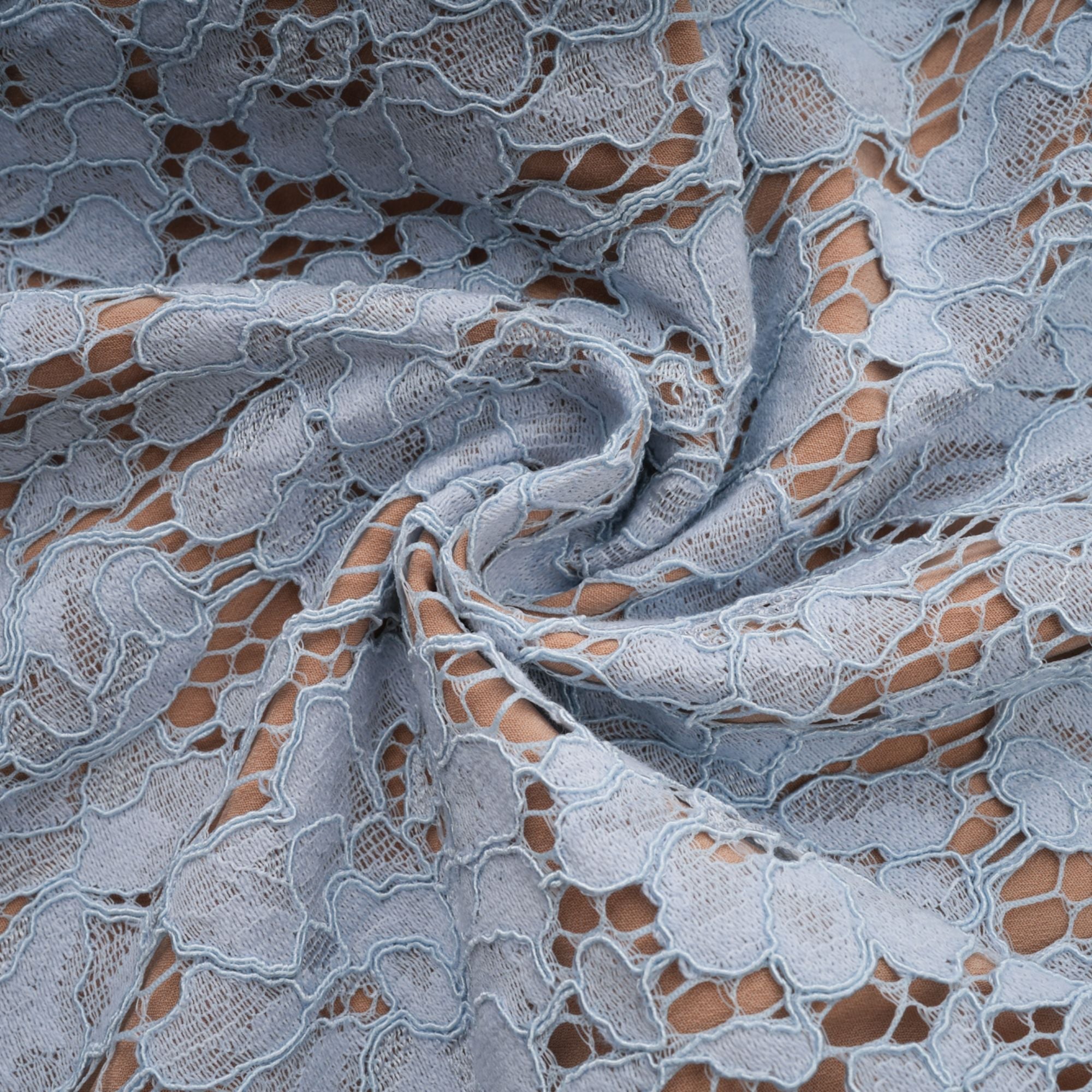 Audrey blue floral-lace boned midi dress (Final Sale-US Only)