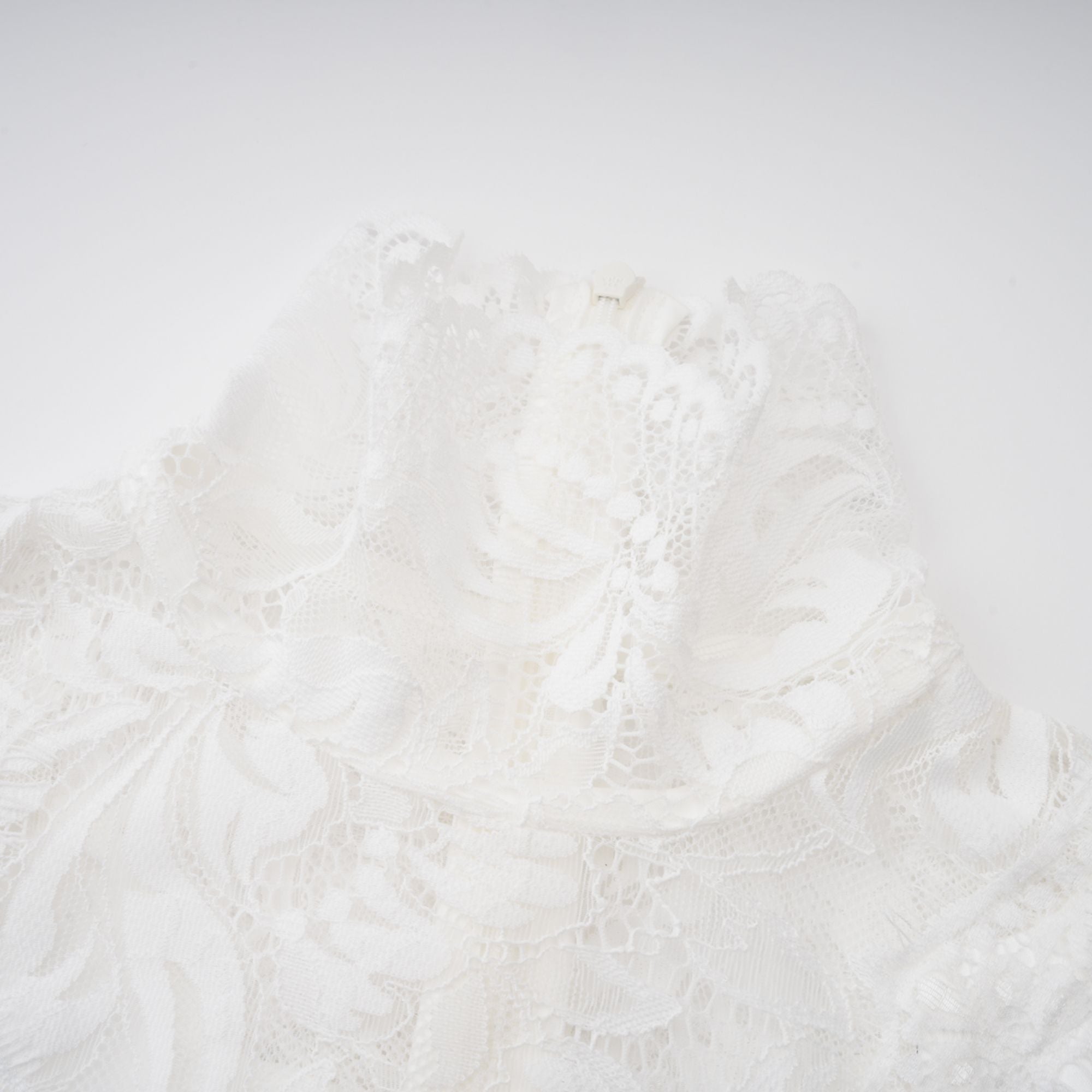 Airelle White Satin Panel Lace Maxi Dress (Final Sale-US Only)