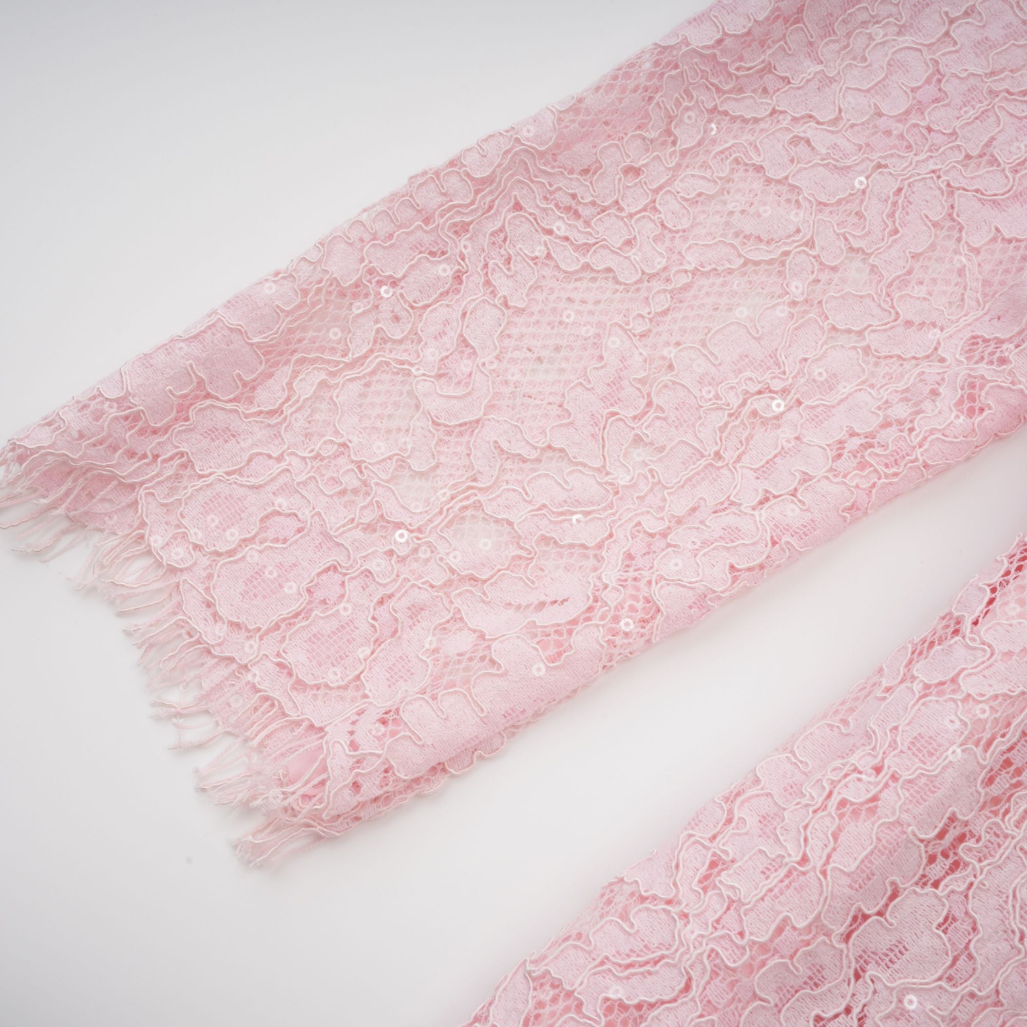 Elisabetta pink embellished floral-embroidered lace midi dress (Final Sale-US Only)