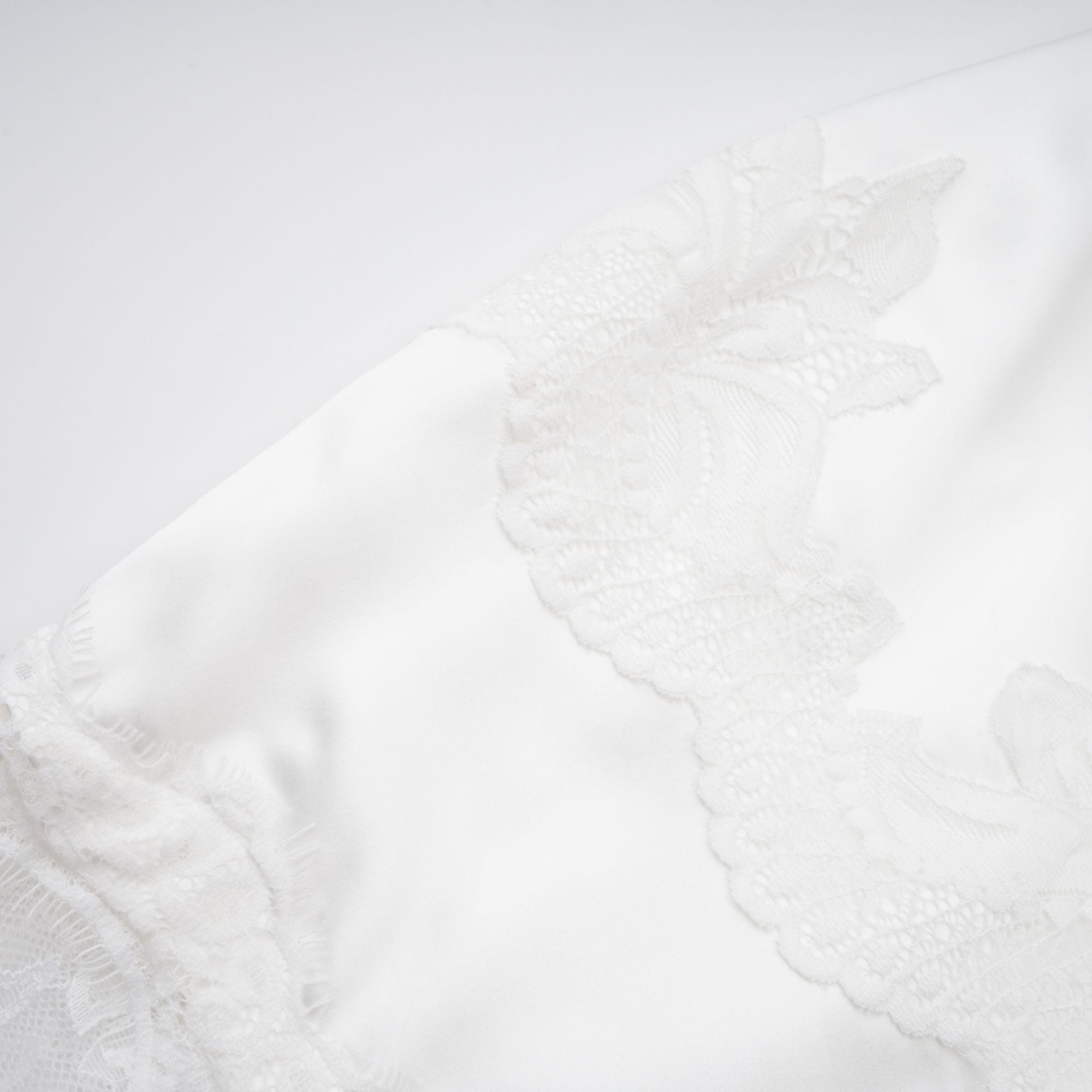 Airelle White Satin Panel Lace Maxi Dress (Final Sale)