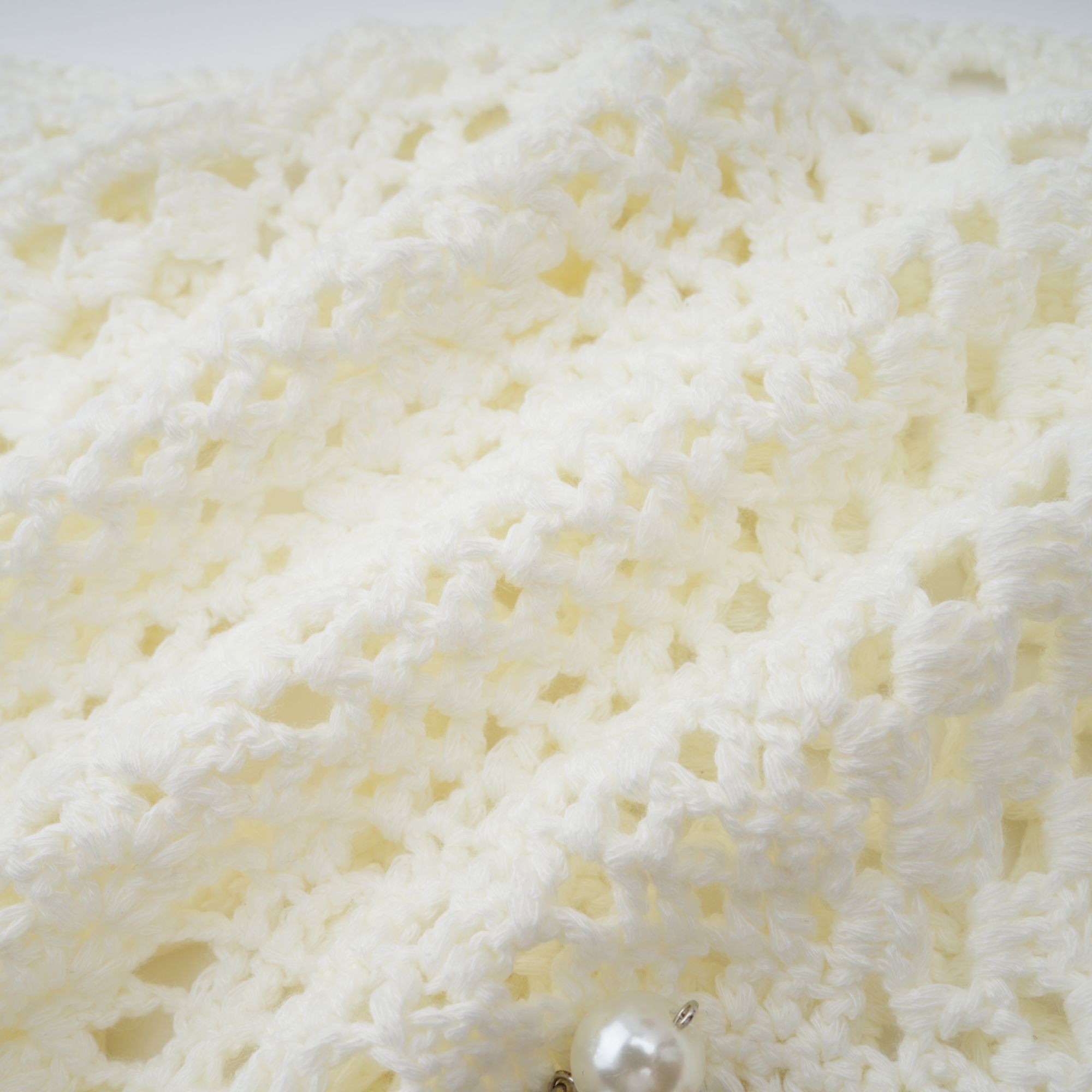 Prunelle Crochet Knit Two-Piece Top and Skirt Set (Final Sale)