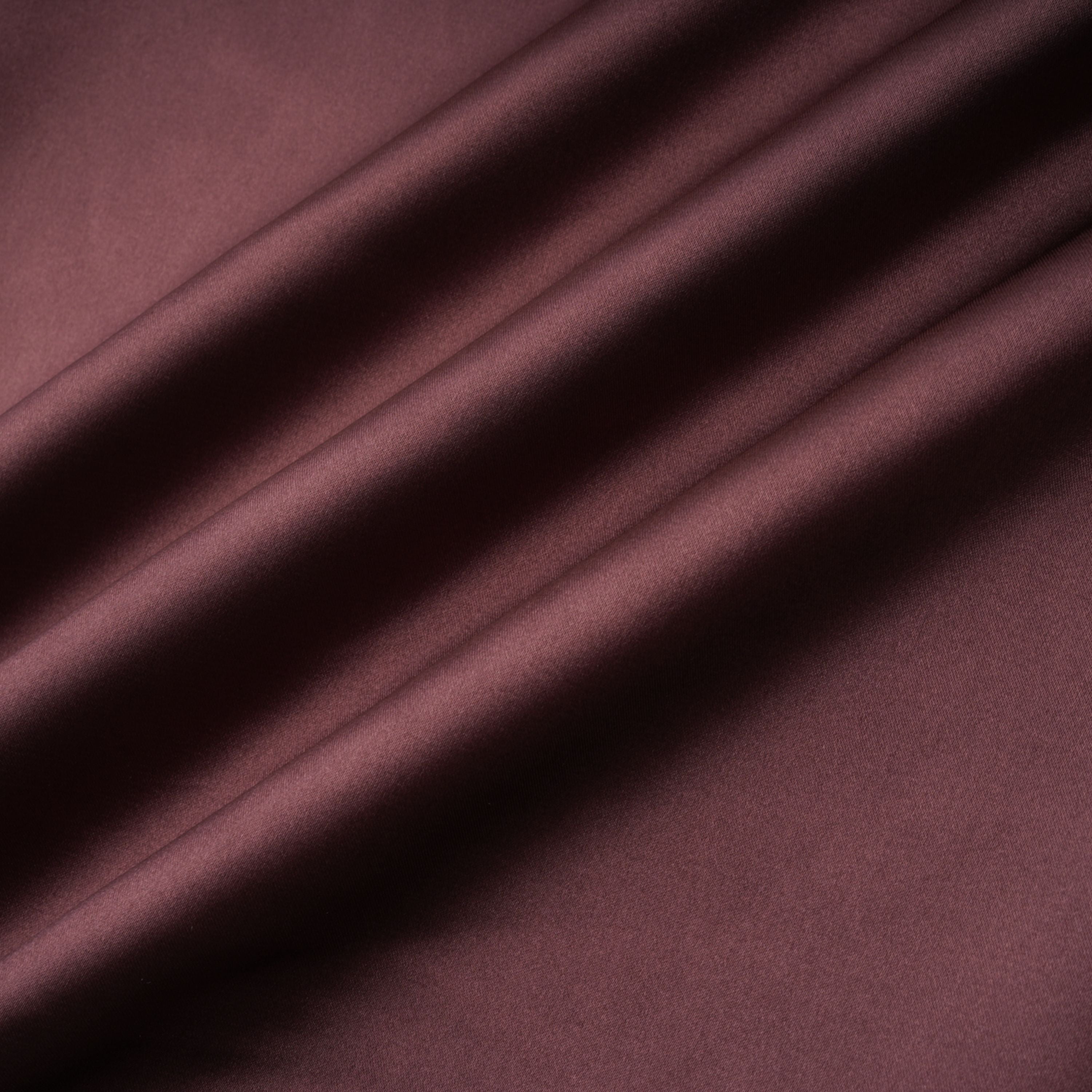 Inmaculada Brown Ruched Satin Maxi Dress (Without Gloves) (Final Sale-US Only)