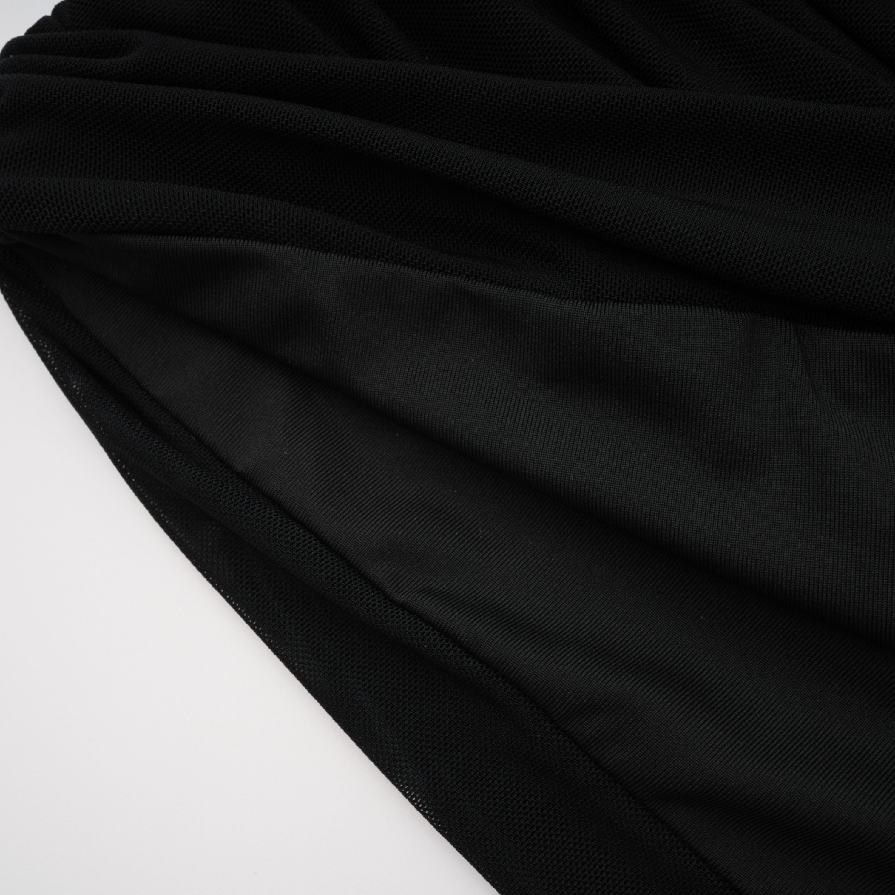 Ivona Black Halterneck Ribbon Design Mini Dress