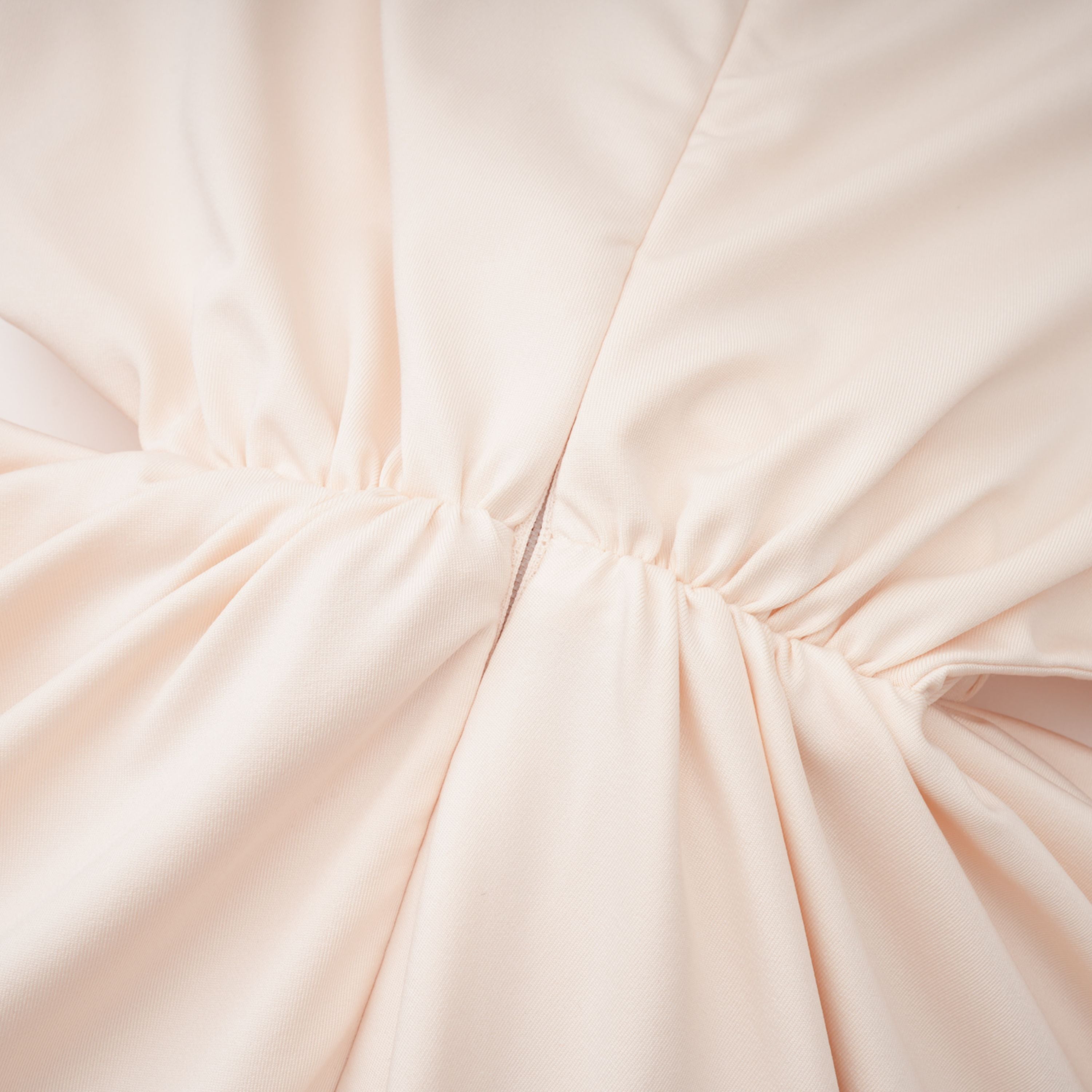 Joaquín Neutral Braid Detail Ruched Dress Maxi (Final Sale-US Only)