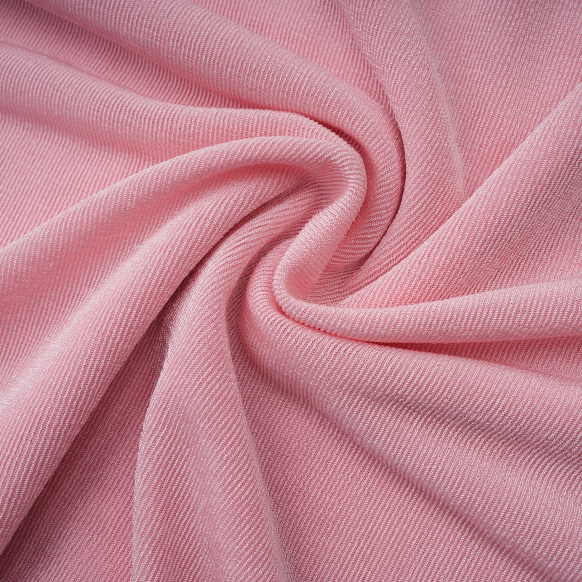 Moderne Pink Shawl Panel Ruched Maxi Dress (Final Sale-US Only)