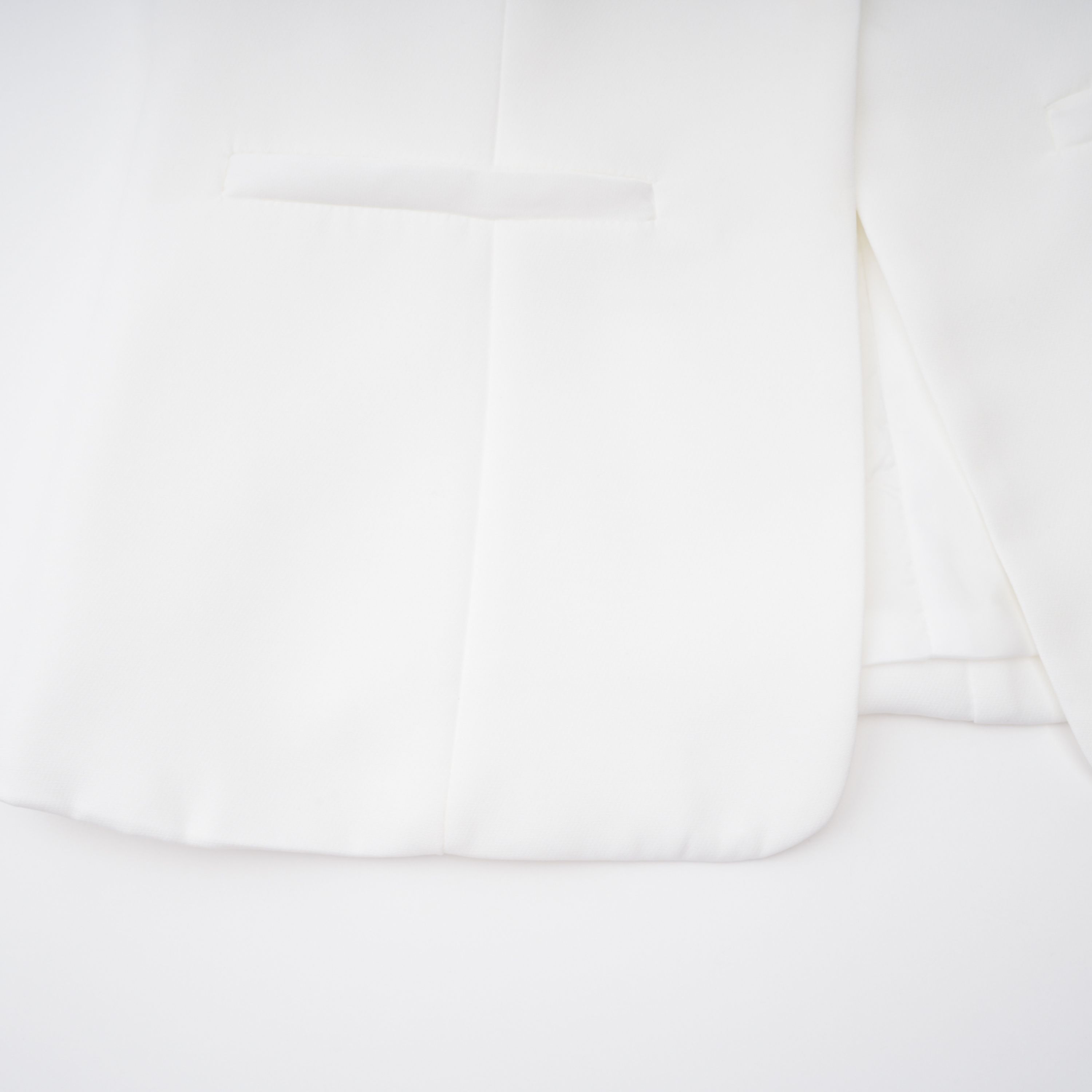 Emma White Waistcoat with Gold Buttons