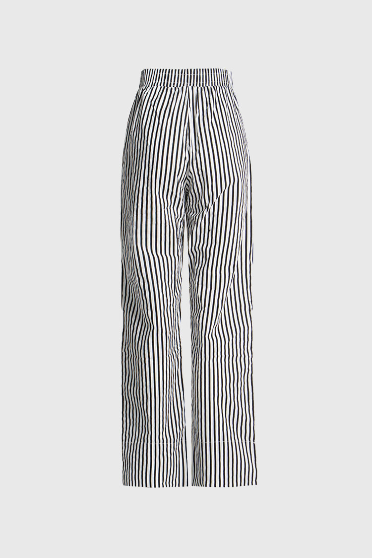 Striped Co-Ord - Grey