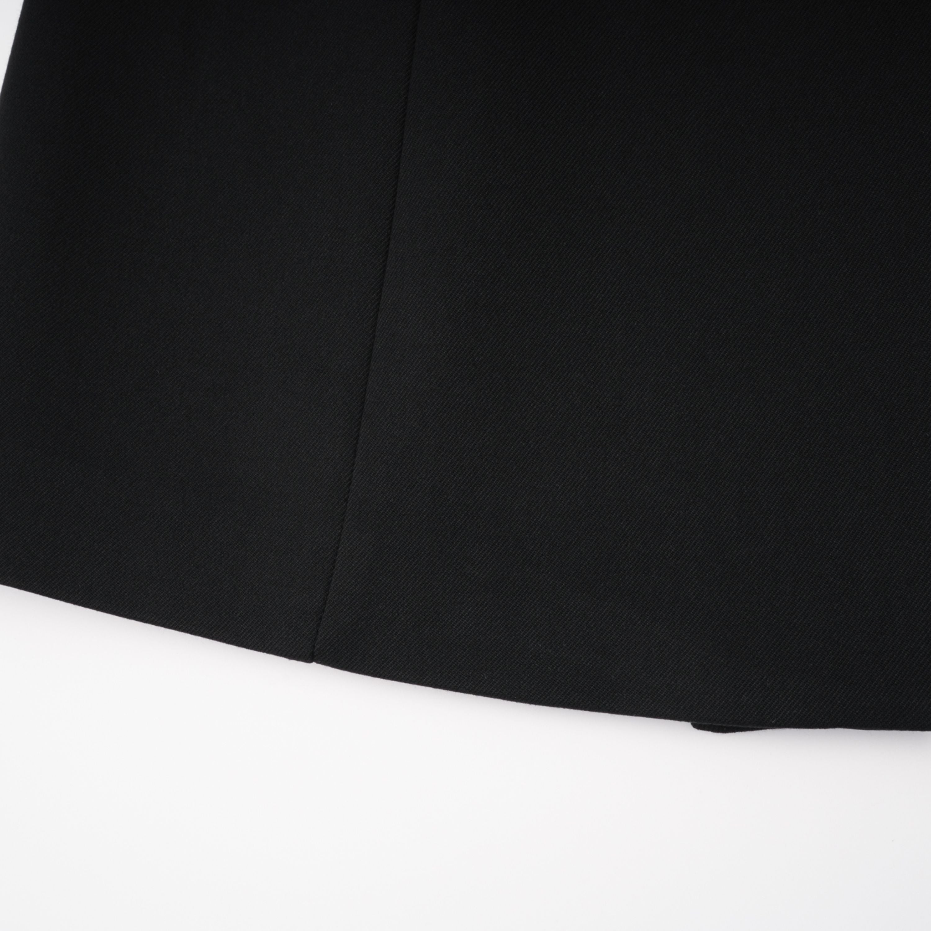 Fleur Black Blazer Mini Dress with Satin Panels (Final Sale-US Only)