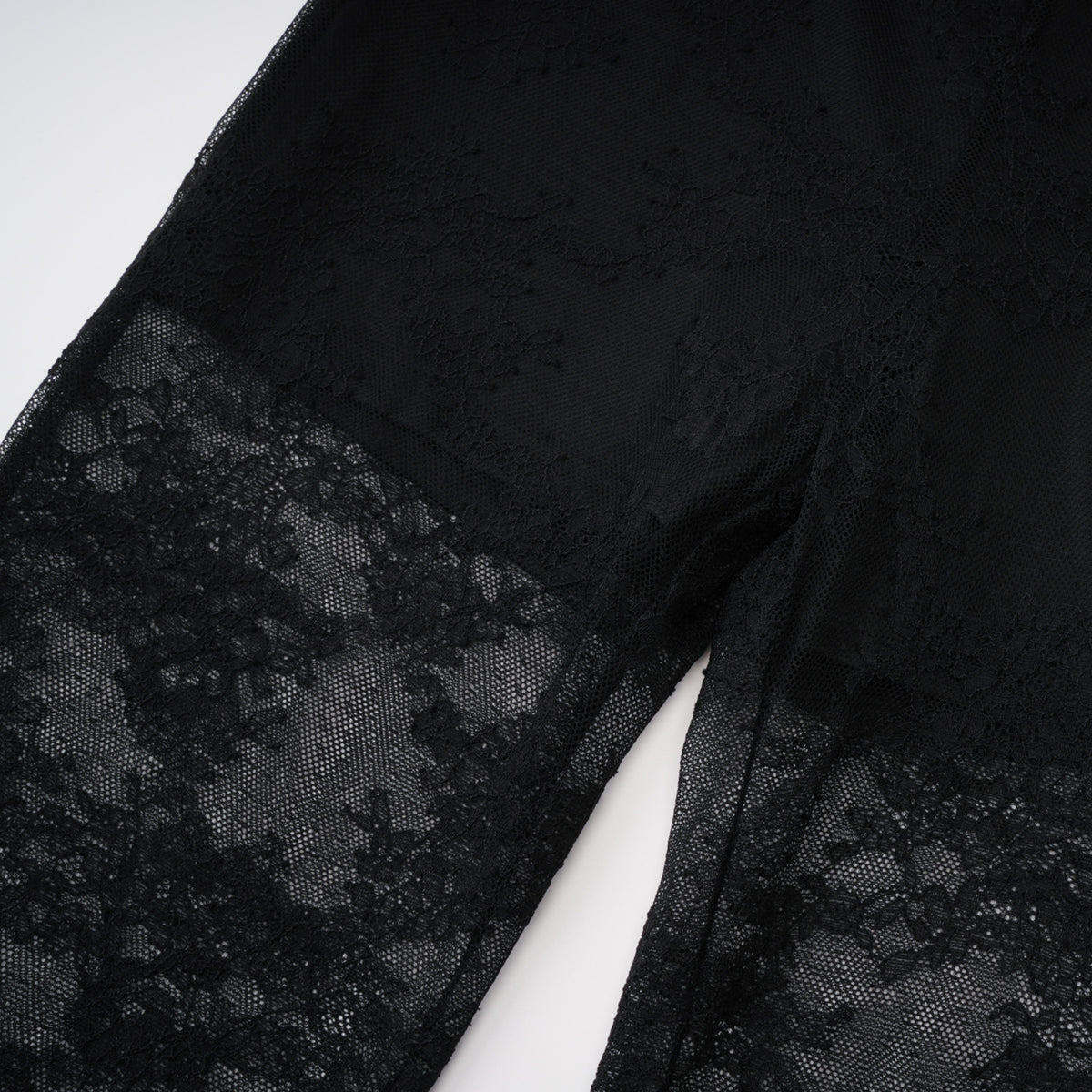 florbela black lace panel blazer & trouser set
