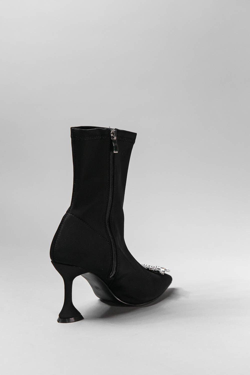 ALLEGRA Diamond stiletto boots - Black