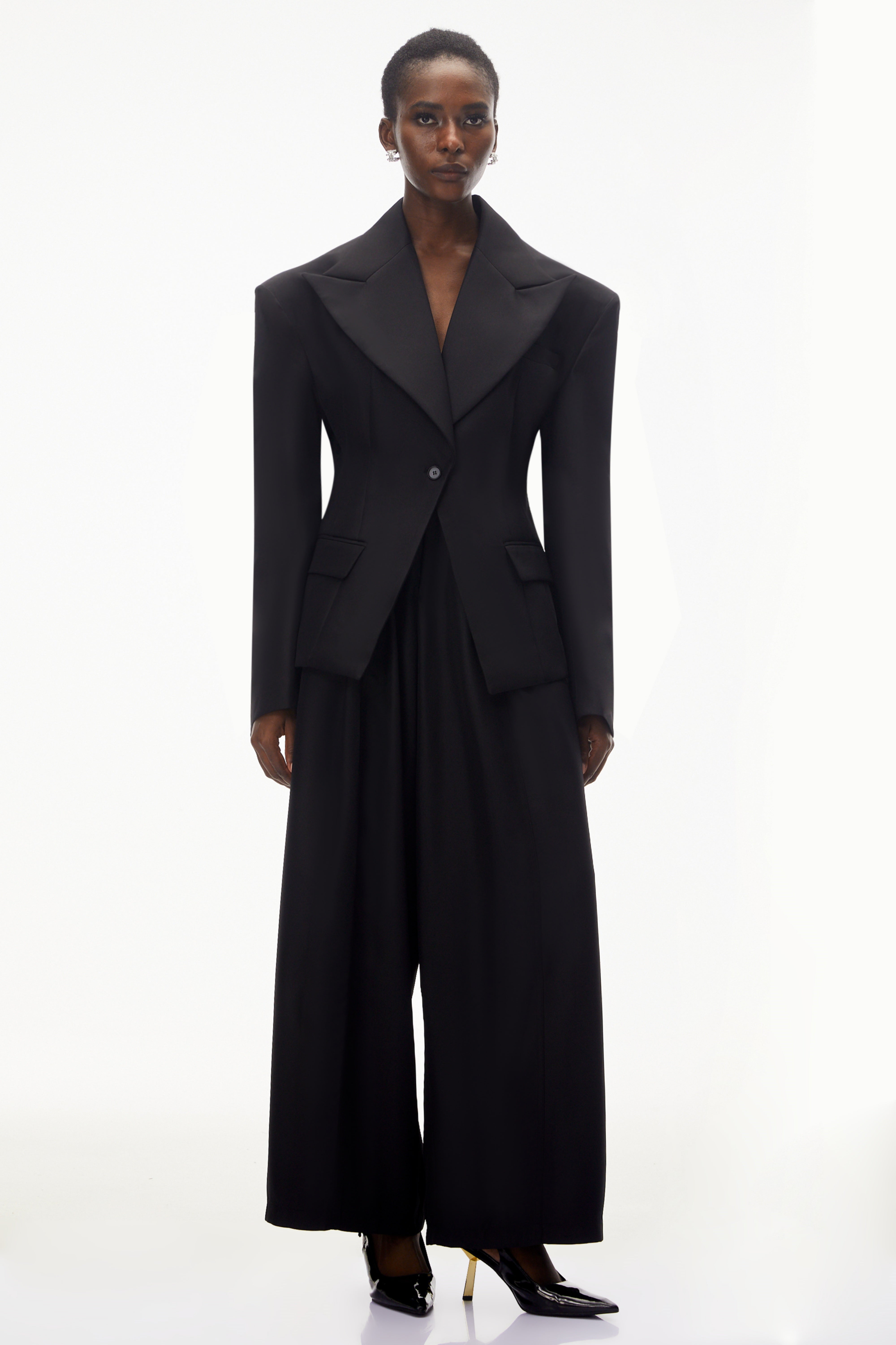Homa Black Oversized Blazer & Trouser Set