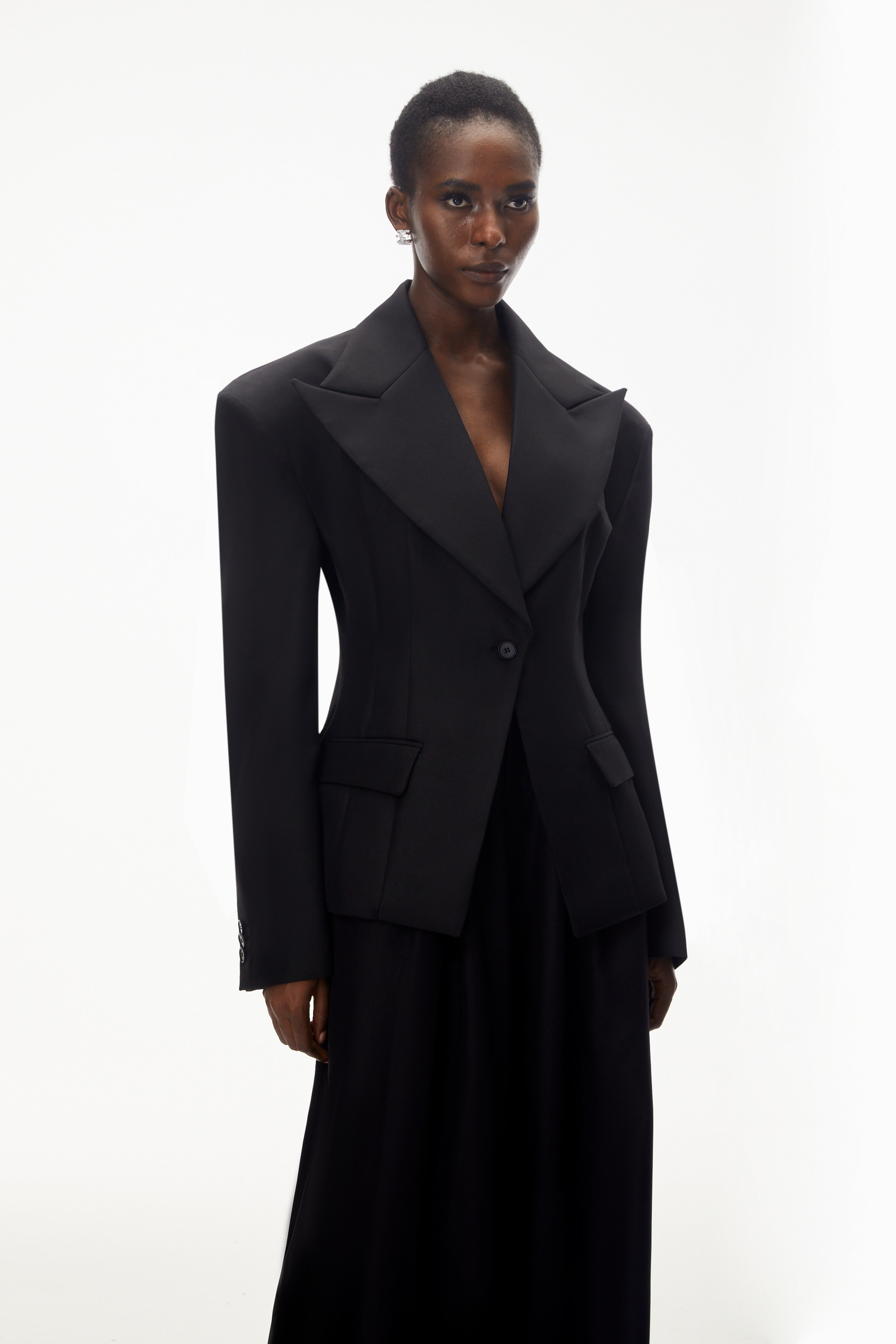 Homa Black Oversized Blazer & Trouser Set (Final Sale)