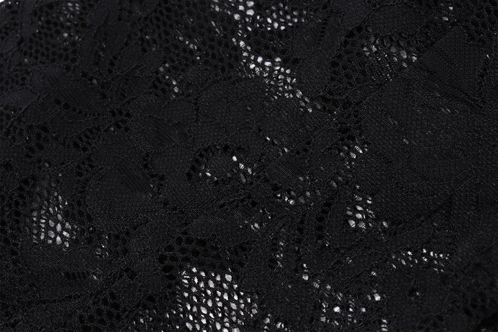 CELIA Faux Fur-Trim Lace Cardigan and skirt set  in Jet Black