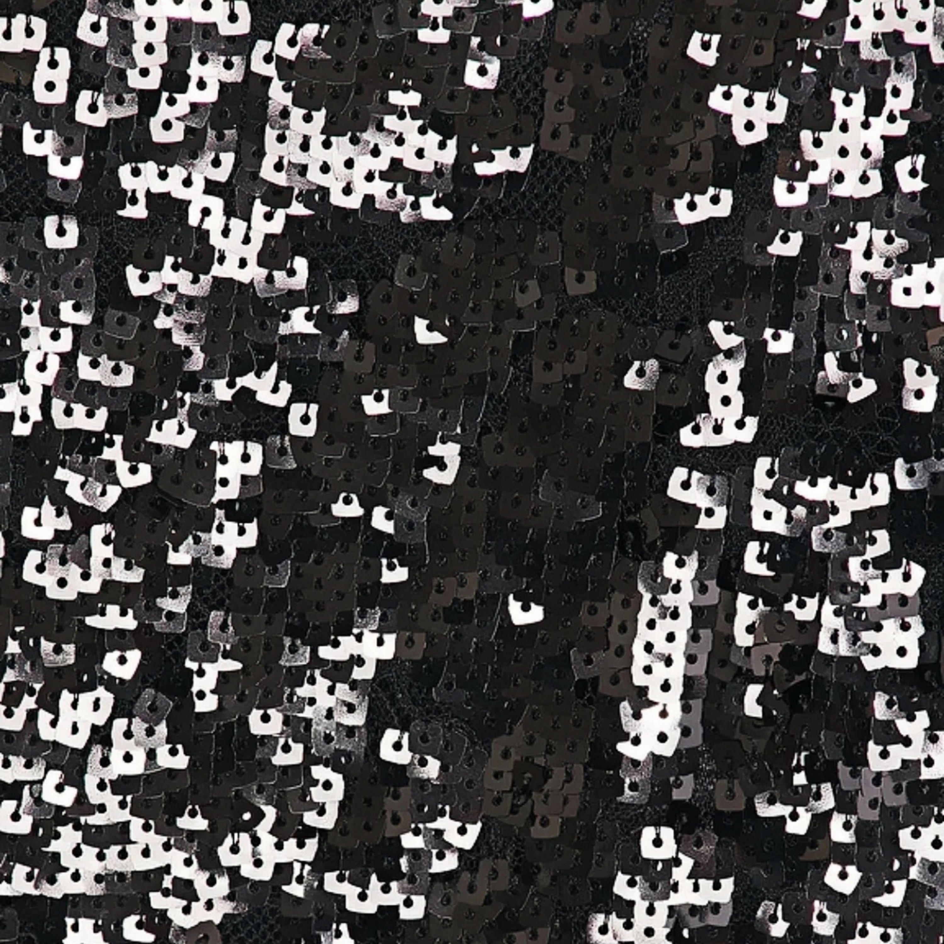 Ava Black Lace Panel Sequined Maxi Dress