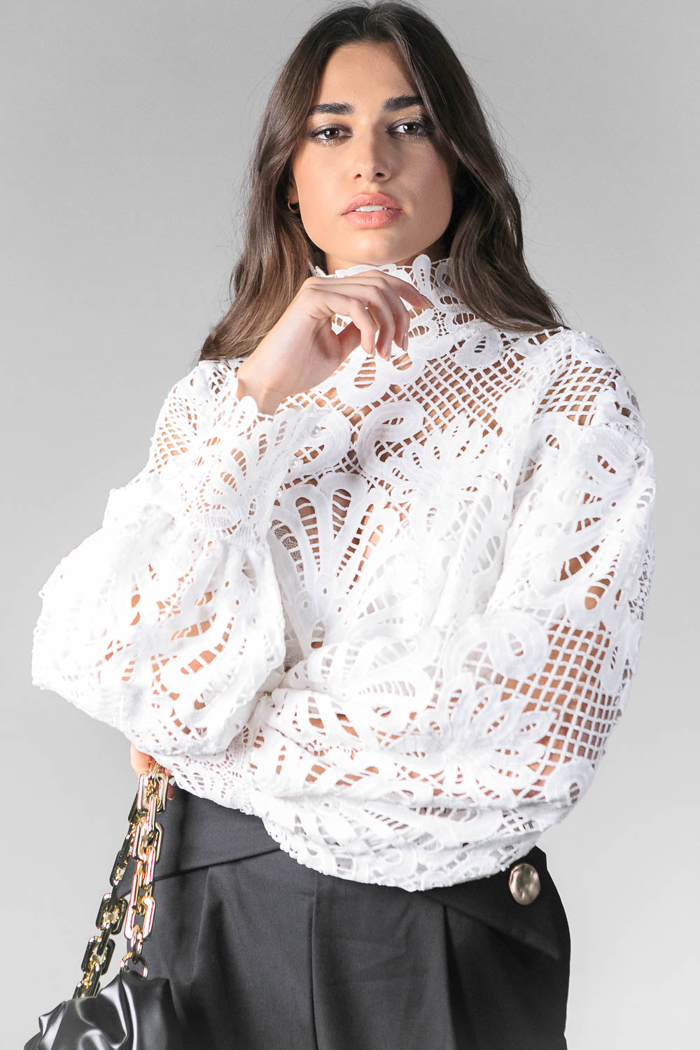 Victorian top - White