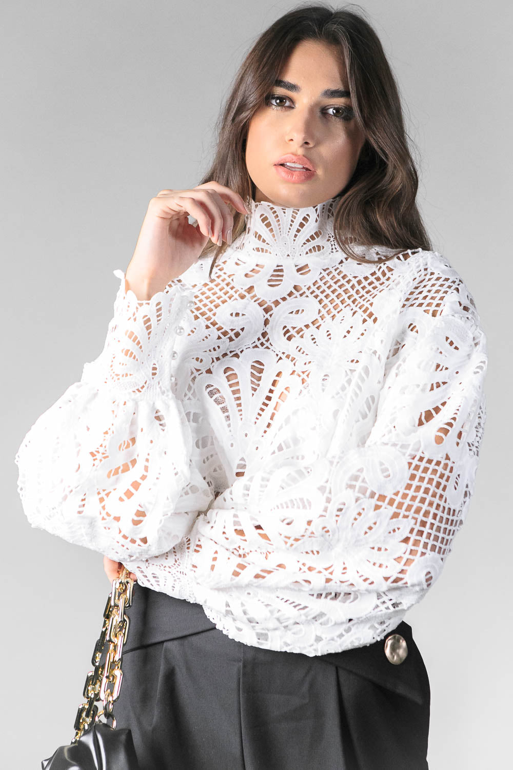 Victorian top - White